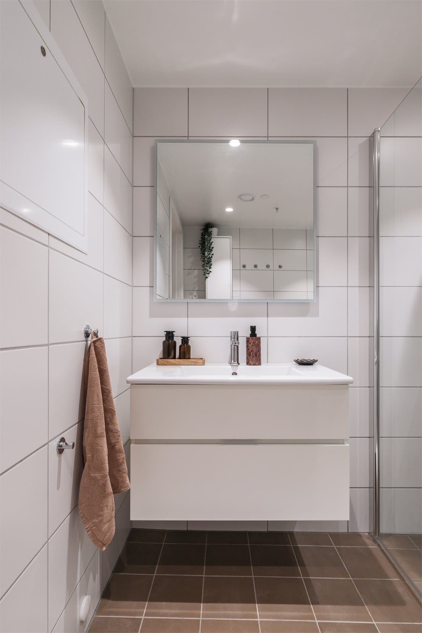 Det er opplegg for vaskemaskin.