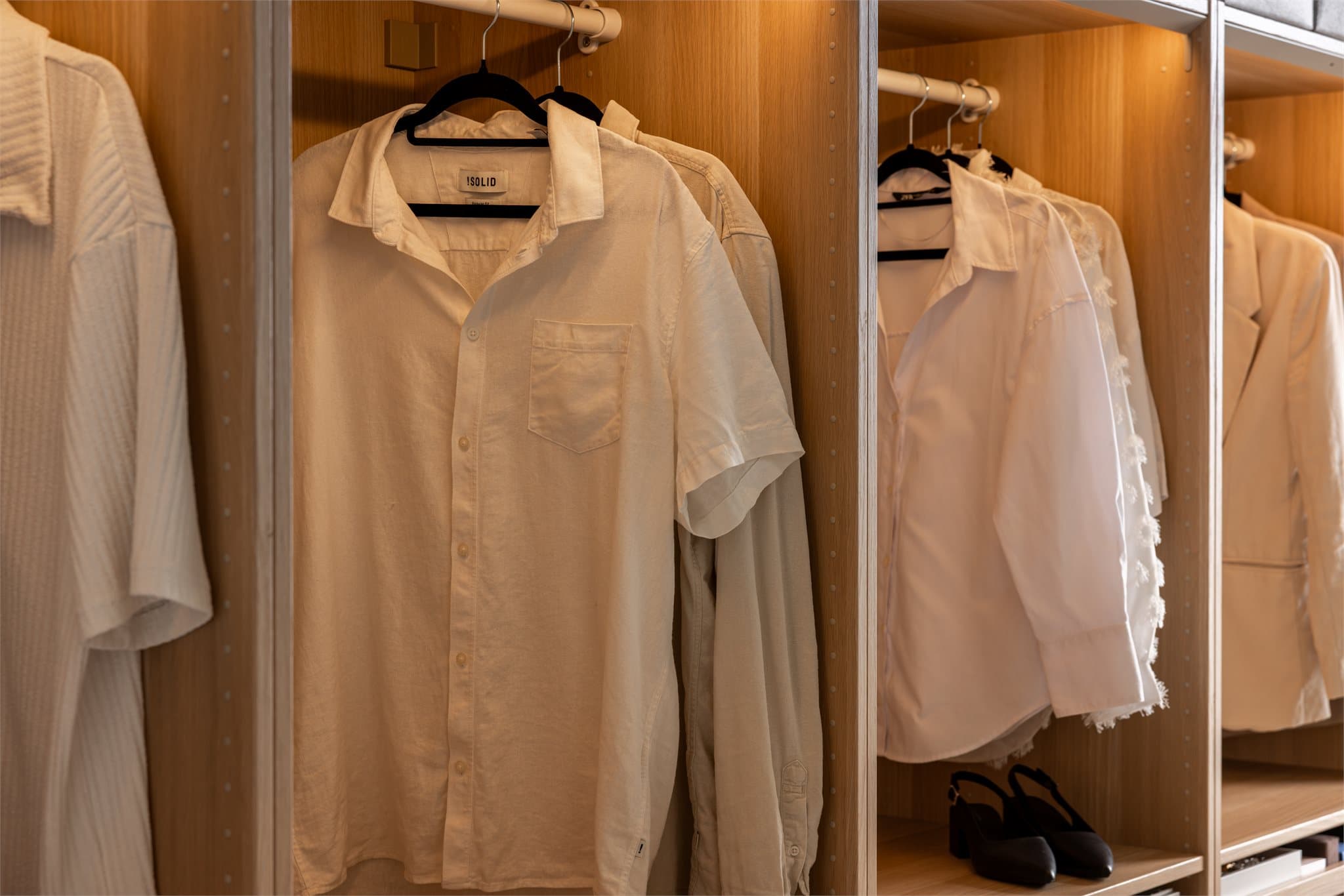 Godt med oppbevaringsplass.