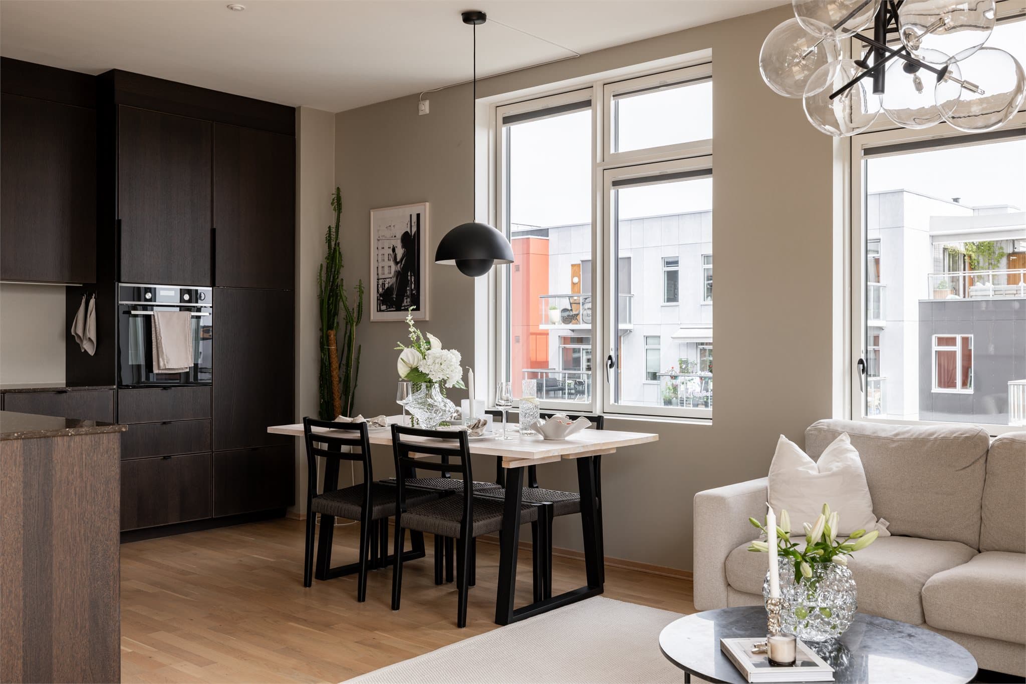 Godt tilegnet plass til spisesone.