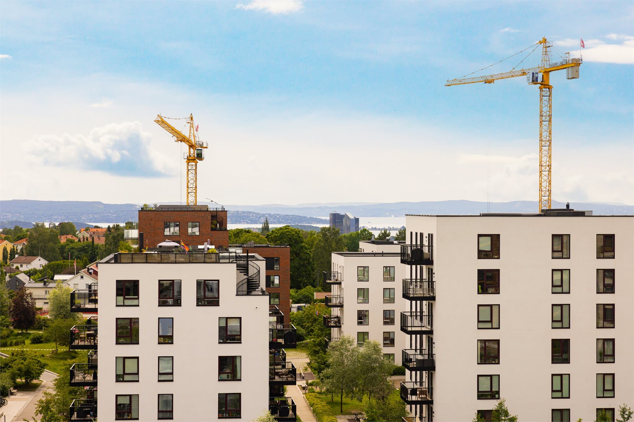 Utsikt mot Oslo og fjorden.