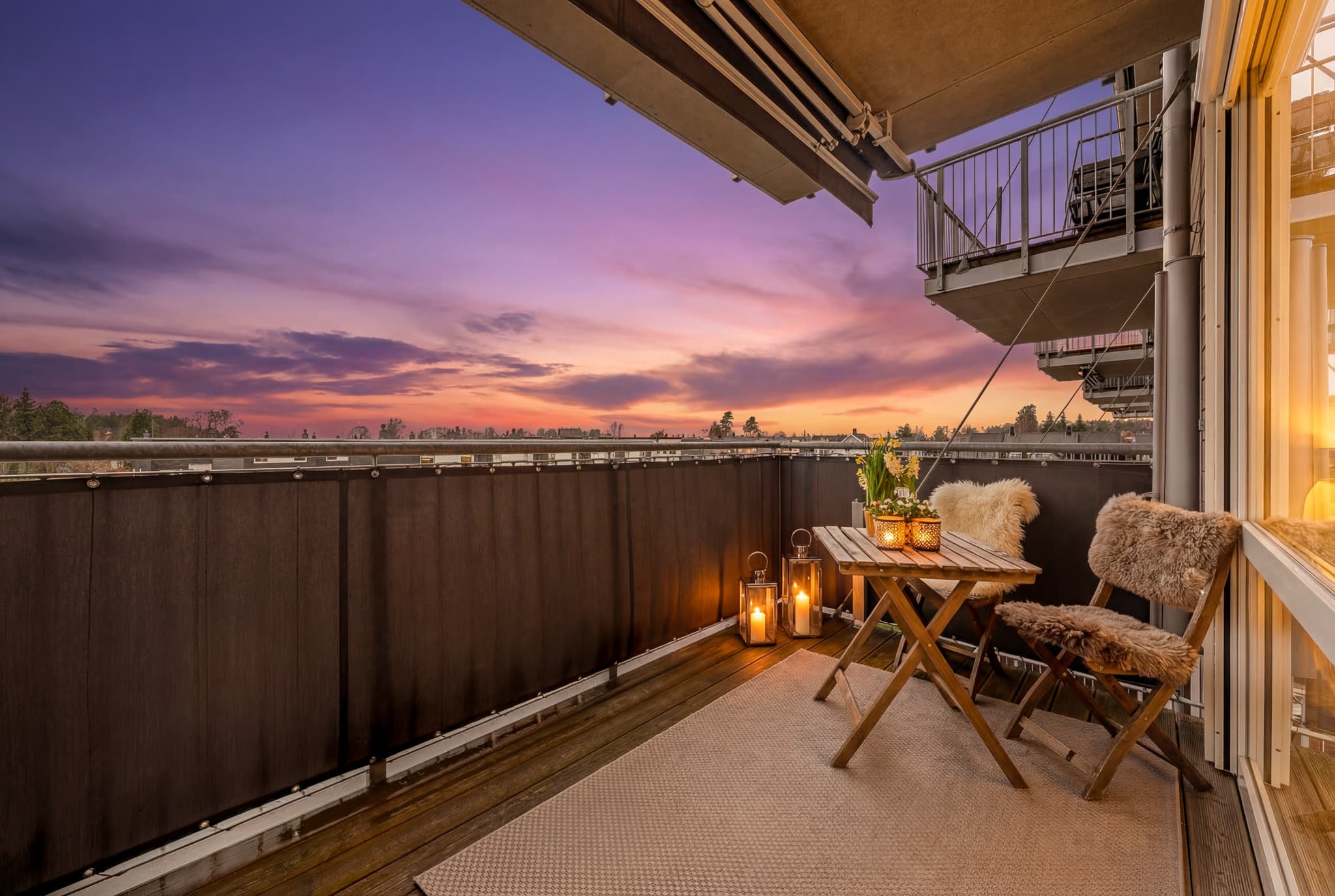 Digitalt skumringsbilde.