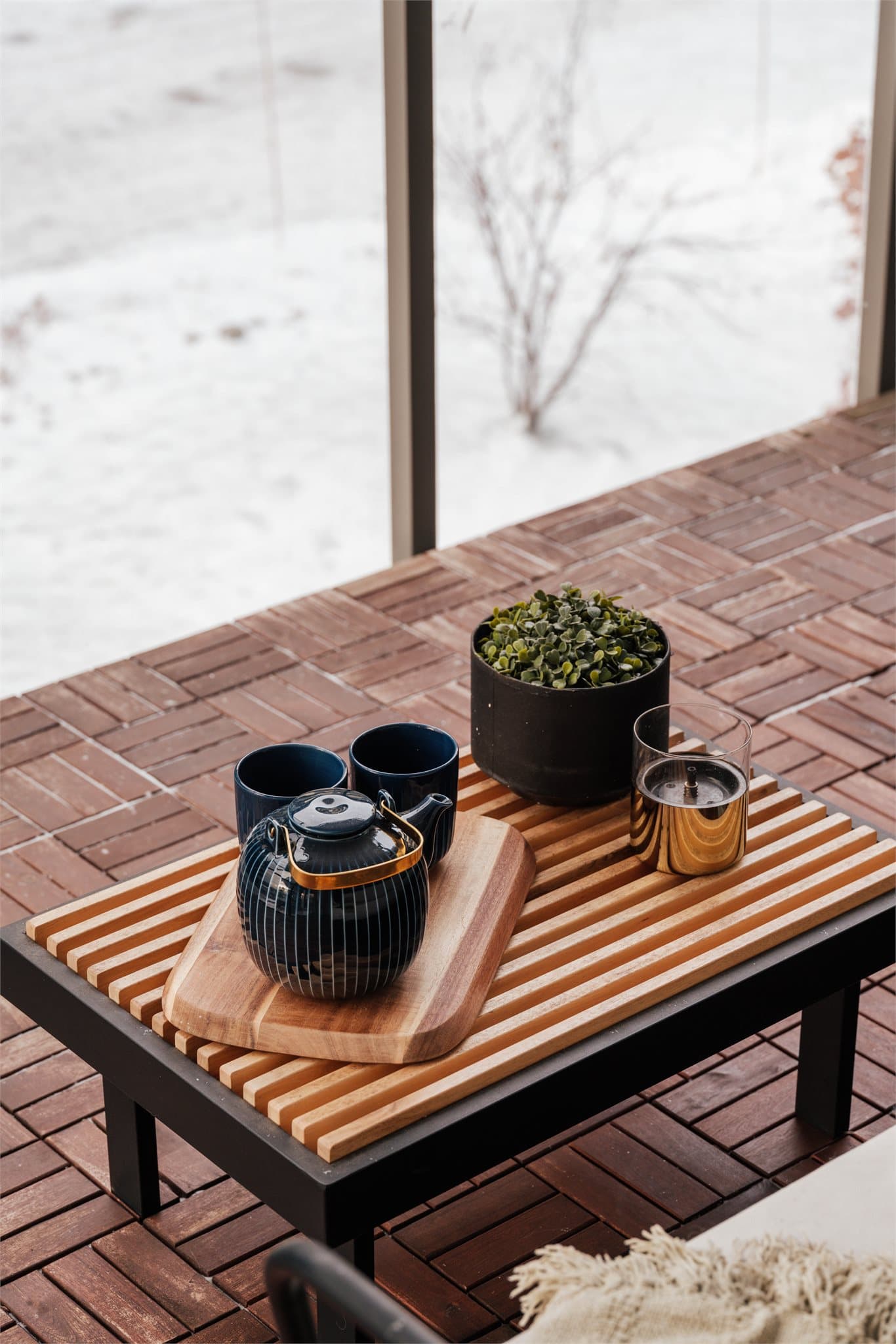 Her kan du nyte late sommerdager og hyggelige kvelder.