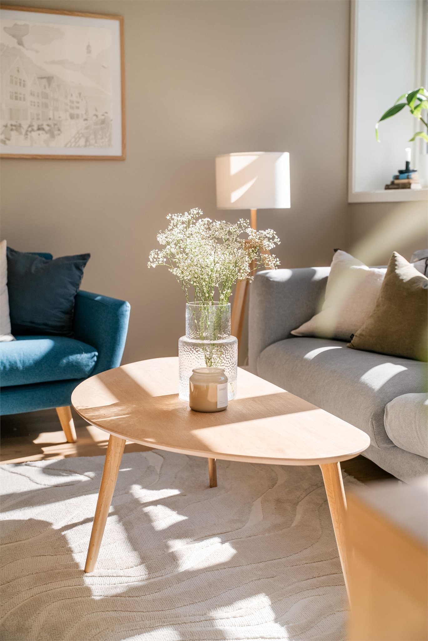 Her får du blant annet kabel-TV, internett og kommunale avgifter inkl. i felleskostnadene.