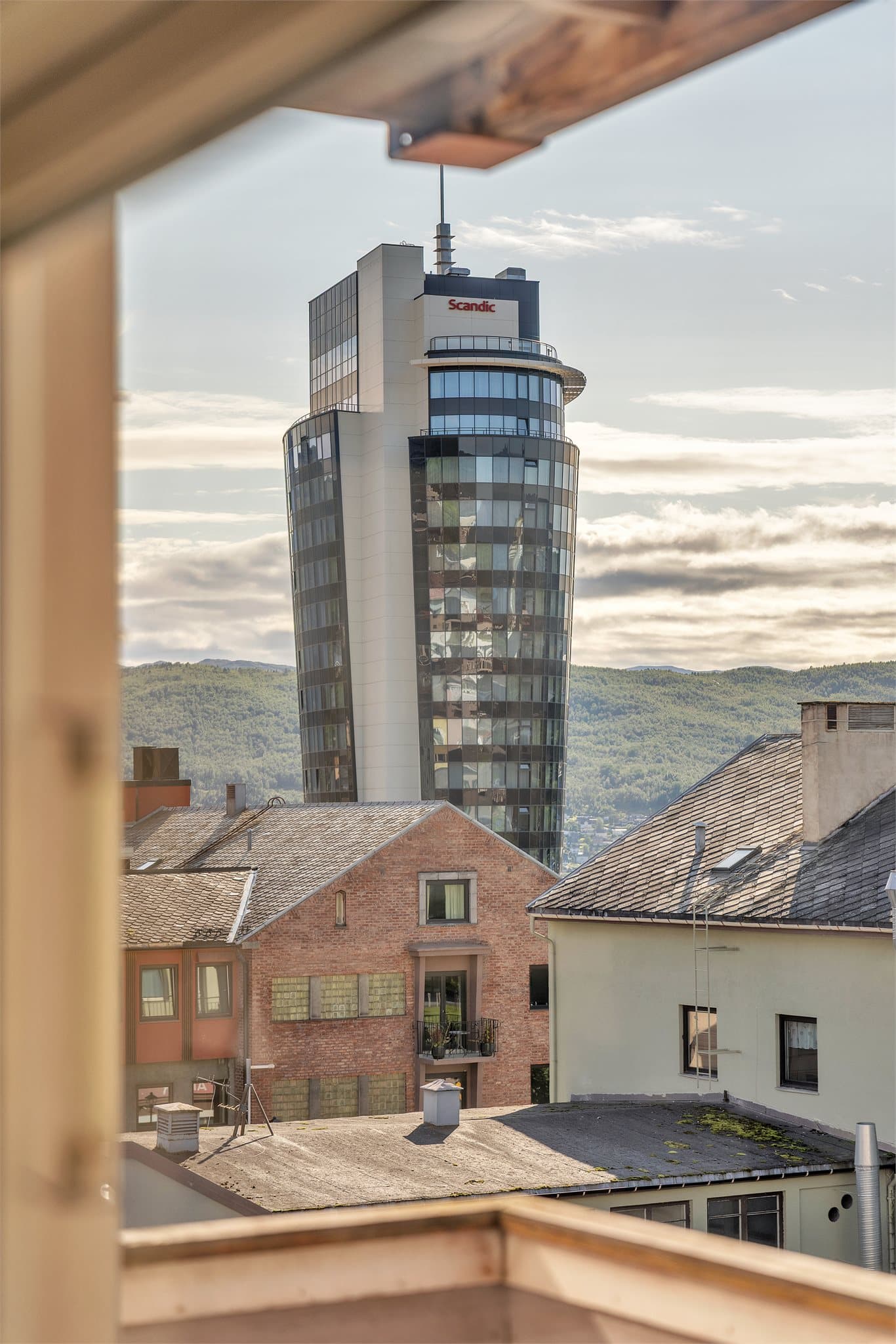 Beliggenhet midt i Narvik sentrum.