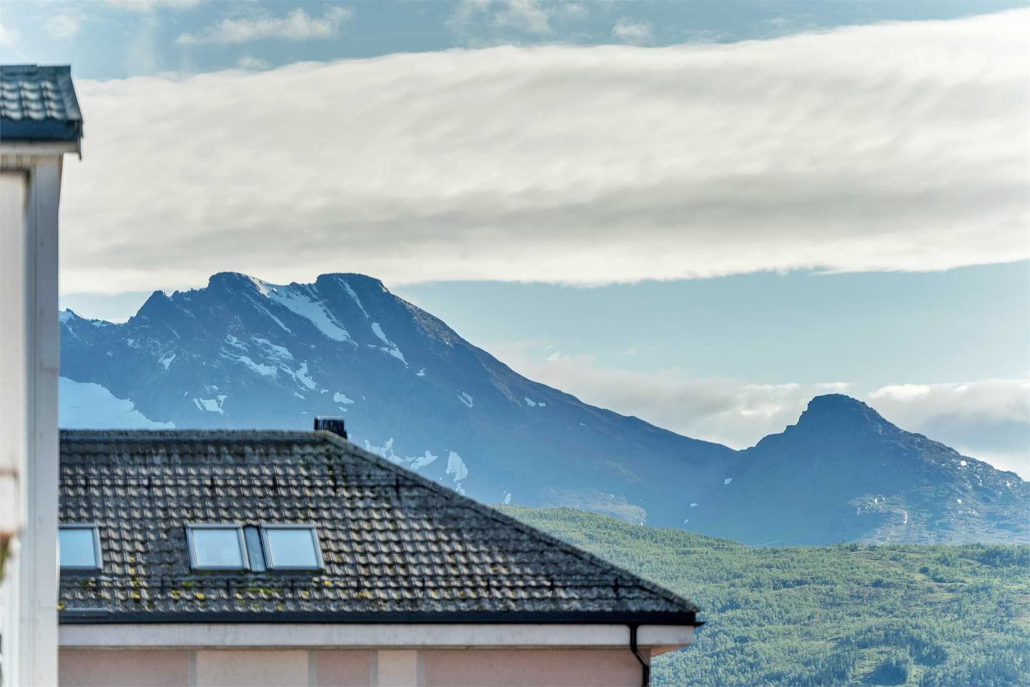 Flott utsikt fra eiendommen!