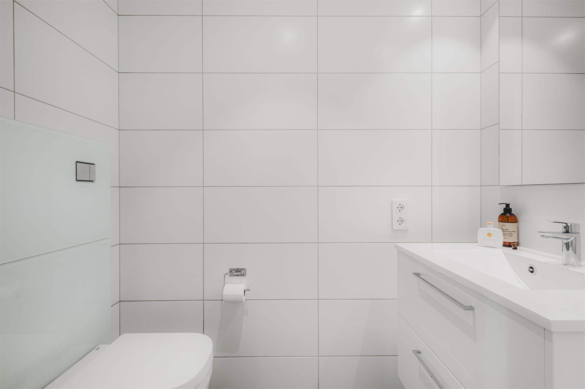 - Toalettrommet måler 2,1m² og har gulvvarme -