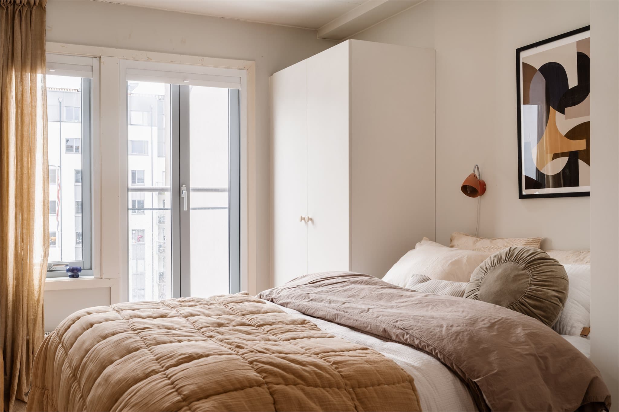 Alt ligger til rette for en god natt søvn her!