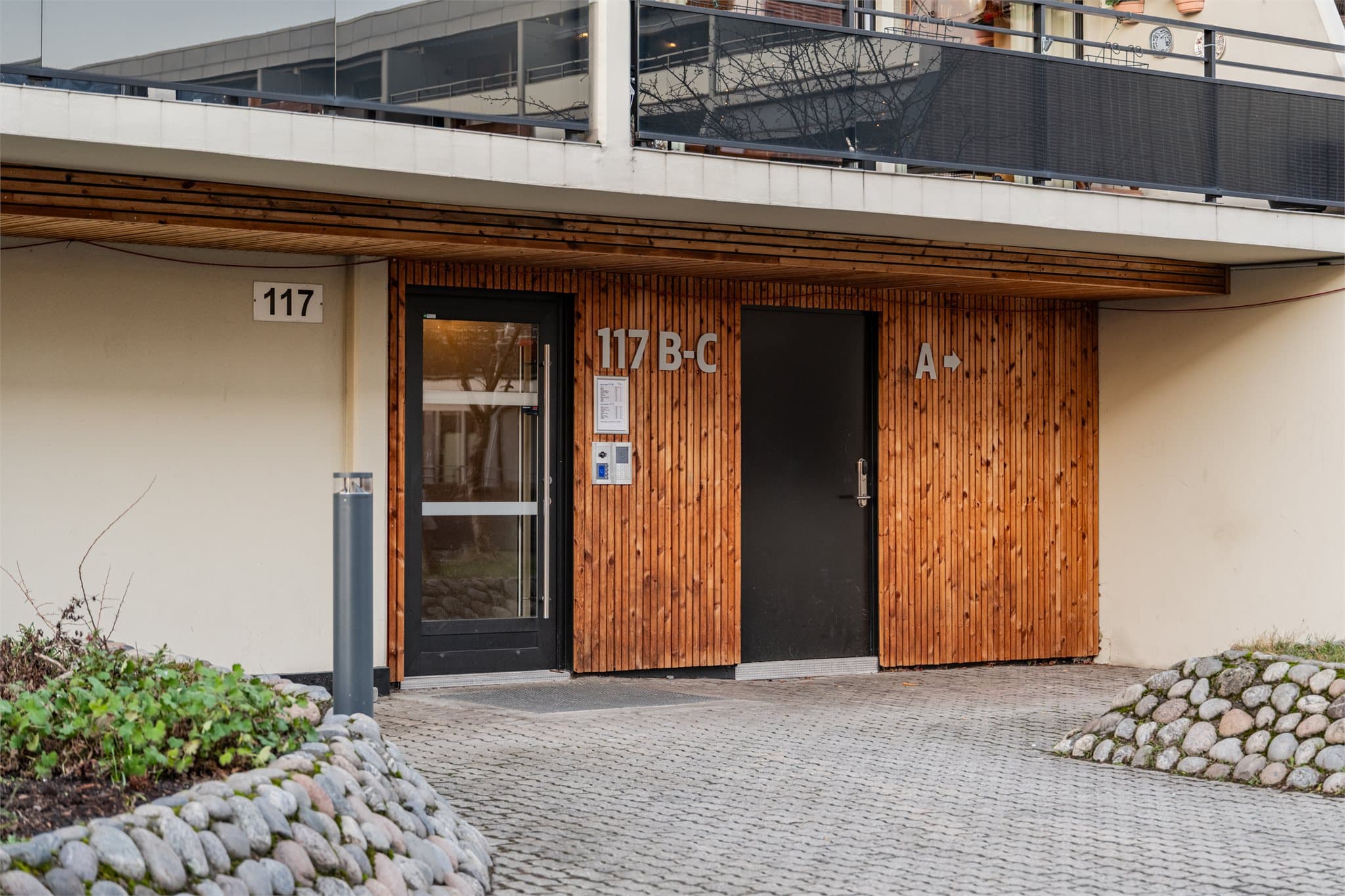 Felles inngangsparti.