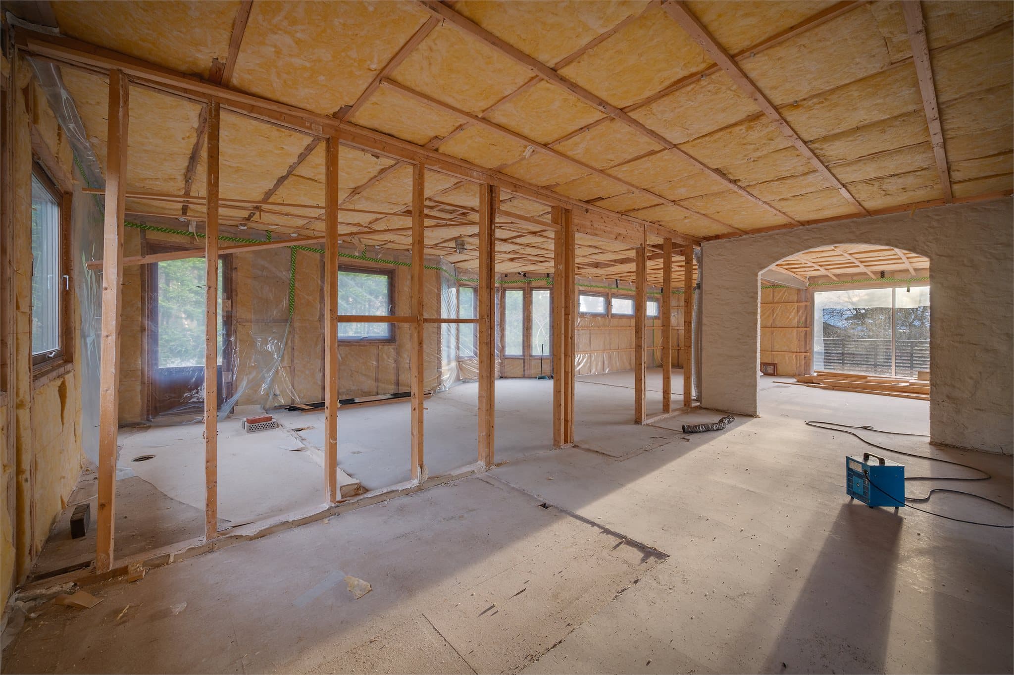 - Den åpne planløsningen gjør bruksmulighetene store -