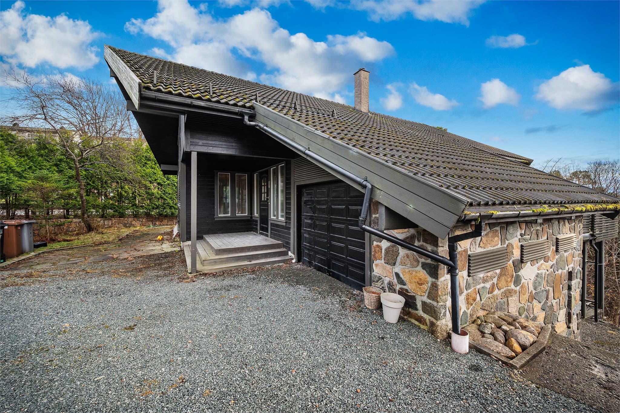 - Garasjen har et BRA-i på 17m² og har montert el-lader -