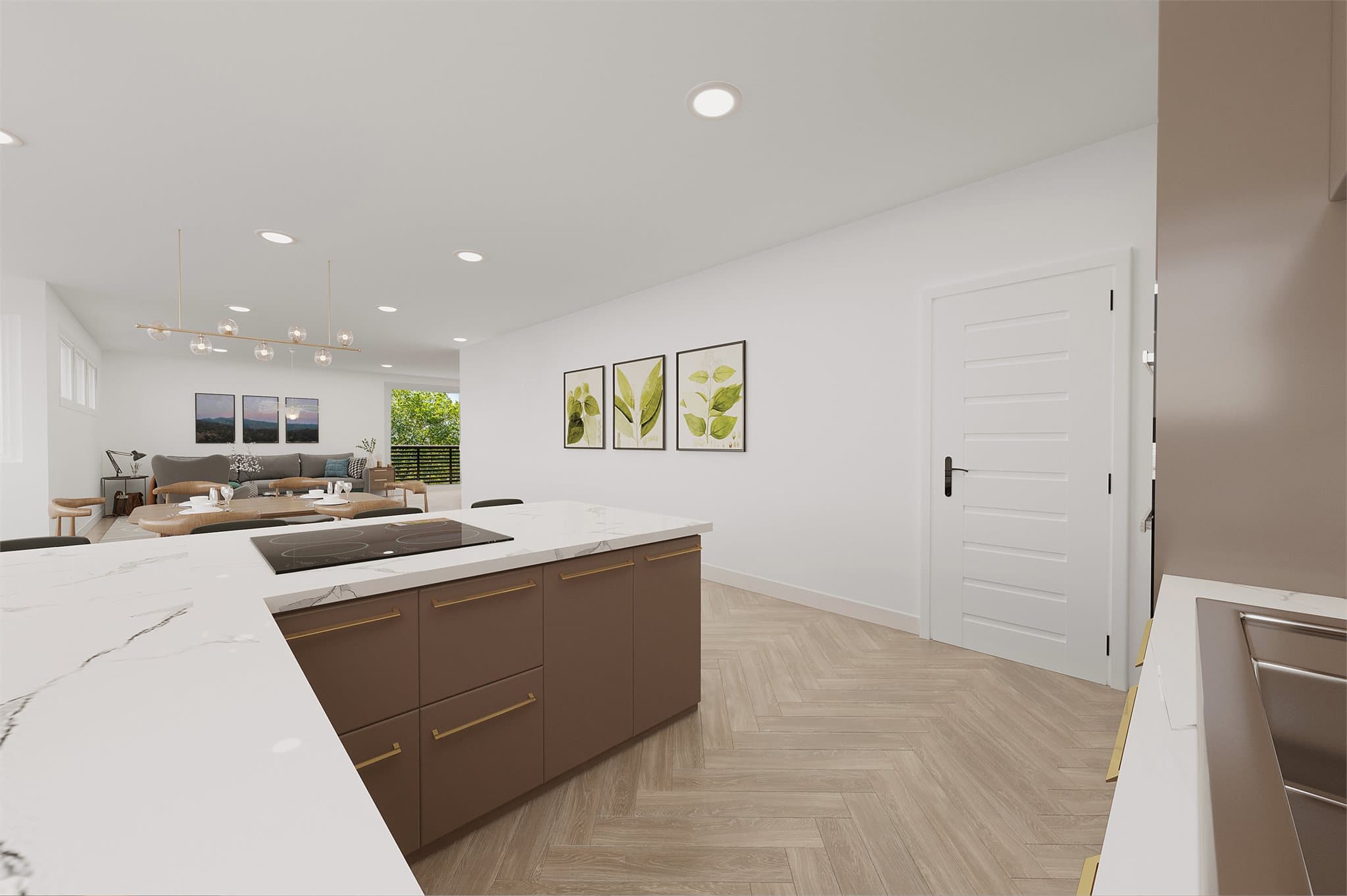 - Illustrasjonsfoto av kjøkken (digitalt fremstilt) -