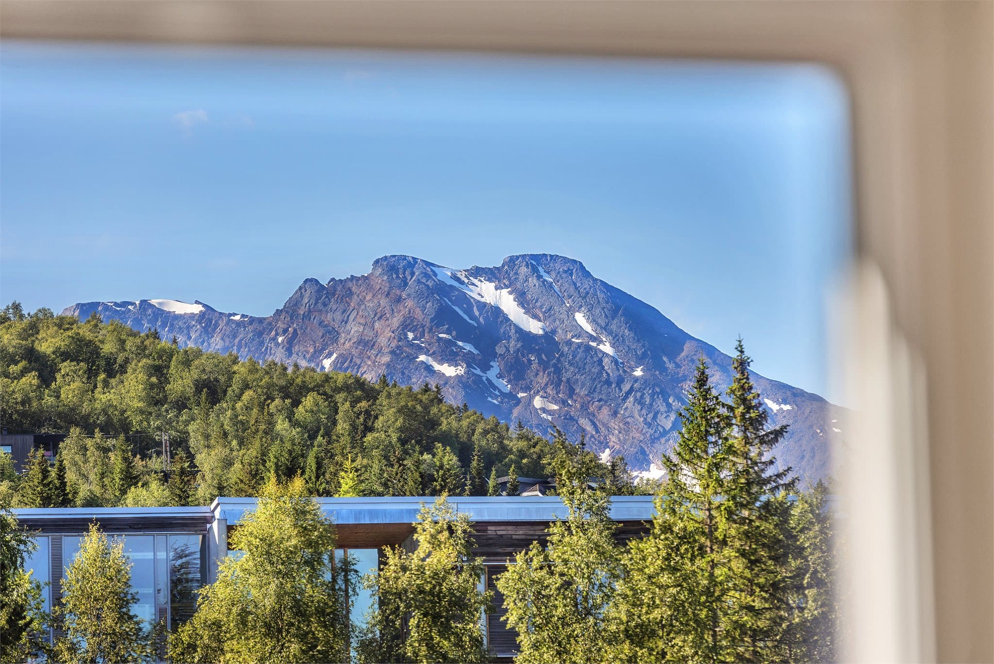 Utsikt mot fjellene rundt Narvik.