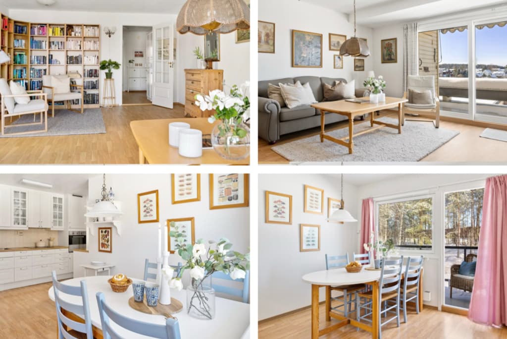 EMERA Eiendomsmegling ved Solveig Granlund har gleden av å presentere Starveien 18A. Denne lyse og gjennomgående 4-roms terrasseleiligheten ligger i det svært populære Starveien borettslag på Høybråten.