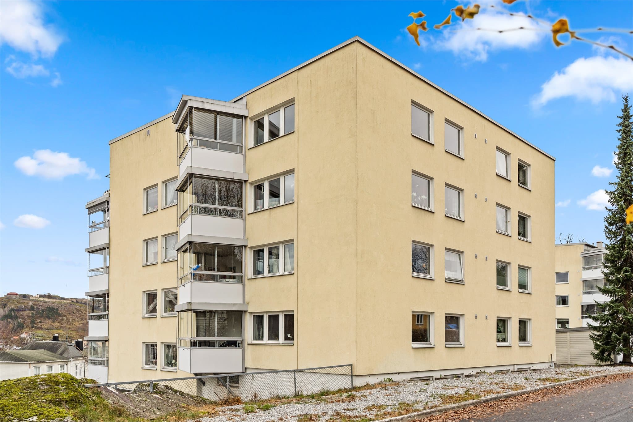 En bolig med lett tilgjengelighet til det meste.