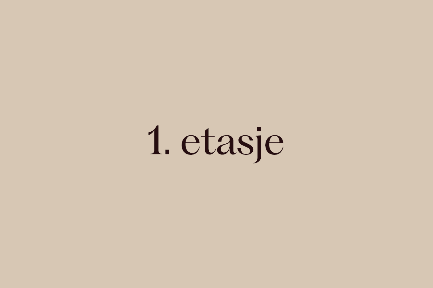 1. etasje