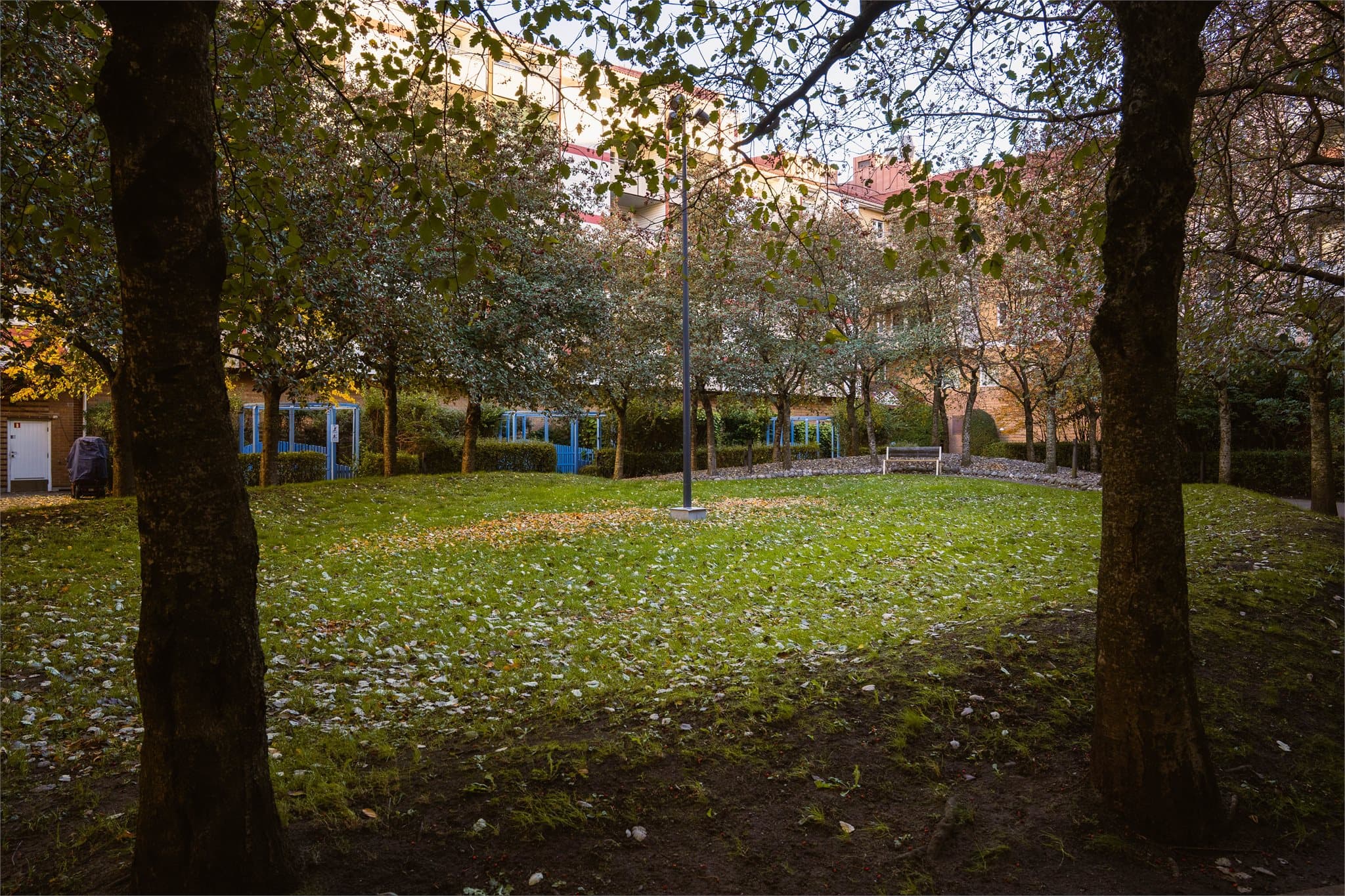 Grønland Torg Barnehage holder til i sameiets bakgård.