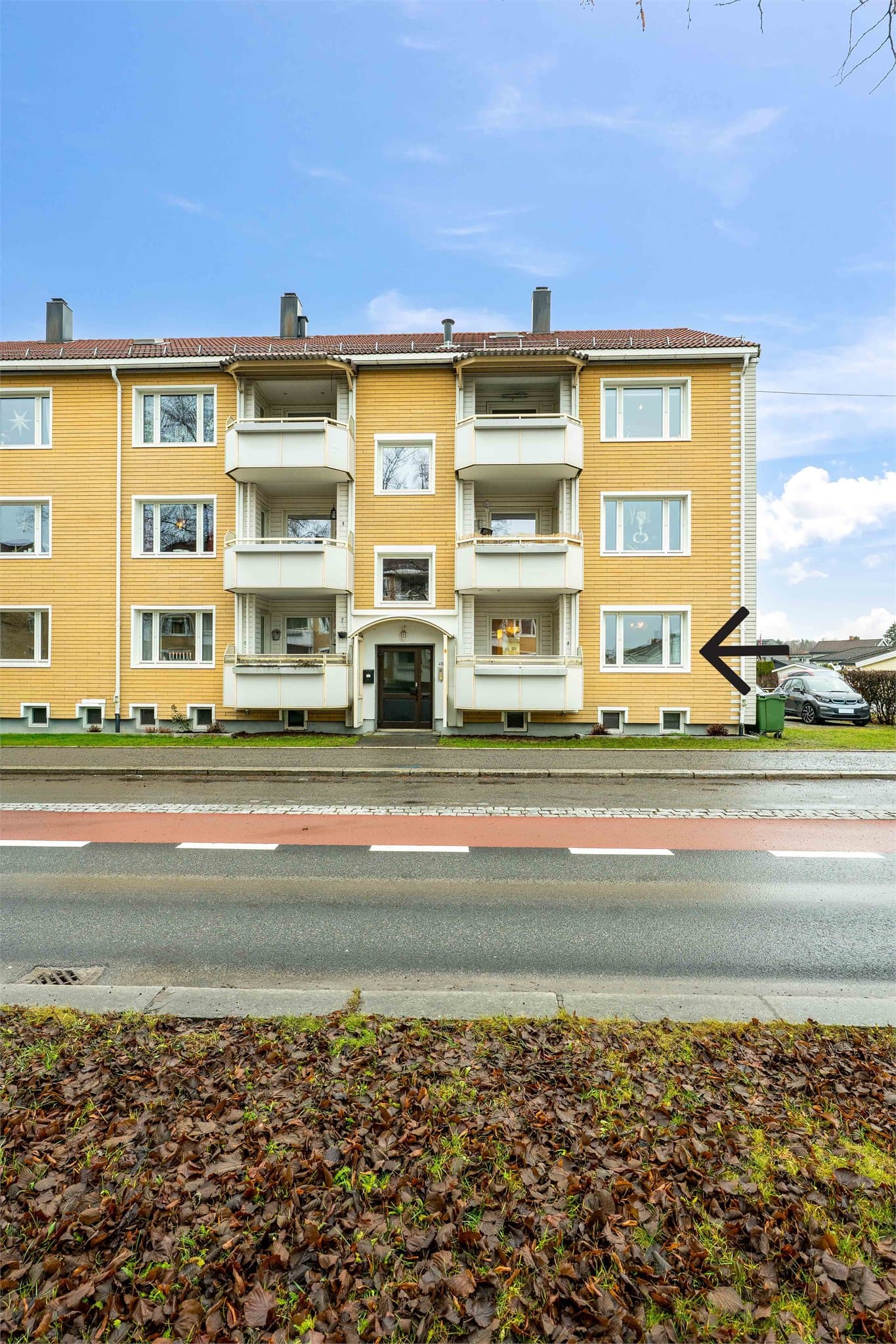 Leiligheten er beliggende i 1.etasje.