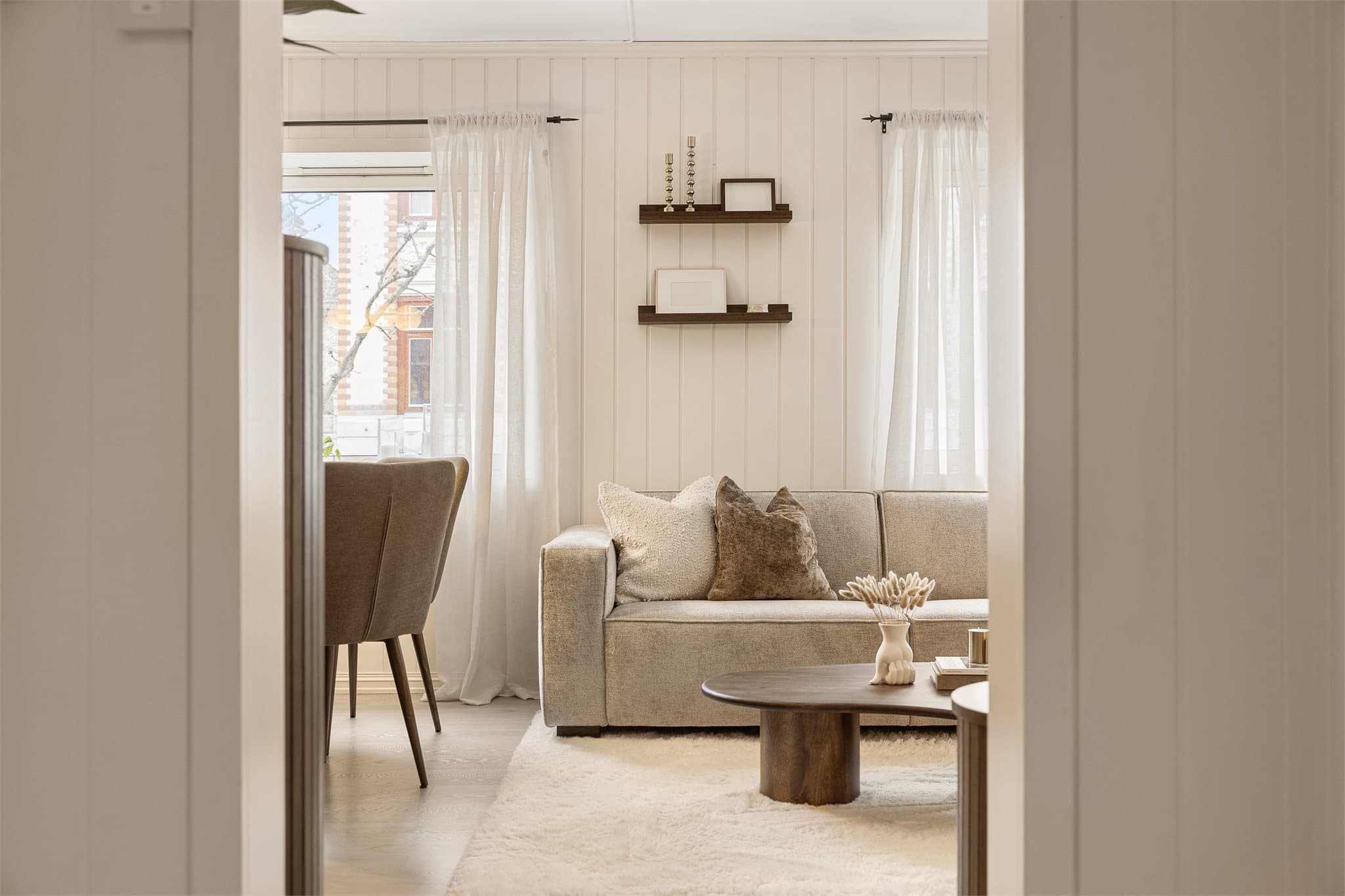 Felleskostnadene inkluderer blant annet kabel-TV/internett, kommunale avgifter og a-konto varmtvann.