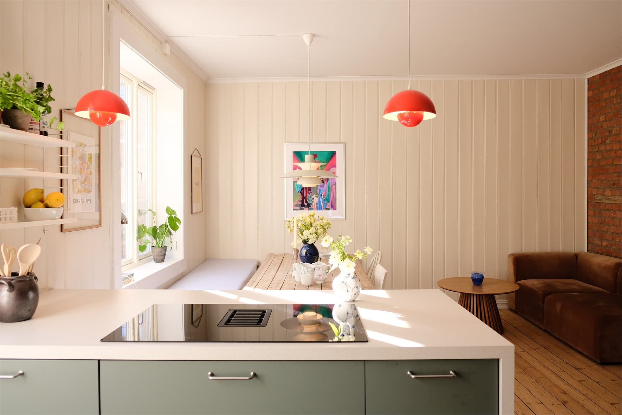 Boligen kombinerer en moderne finish med originale karakteristikker.