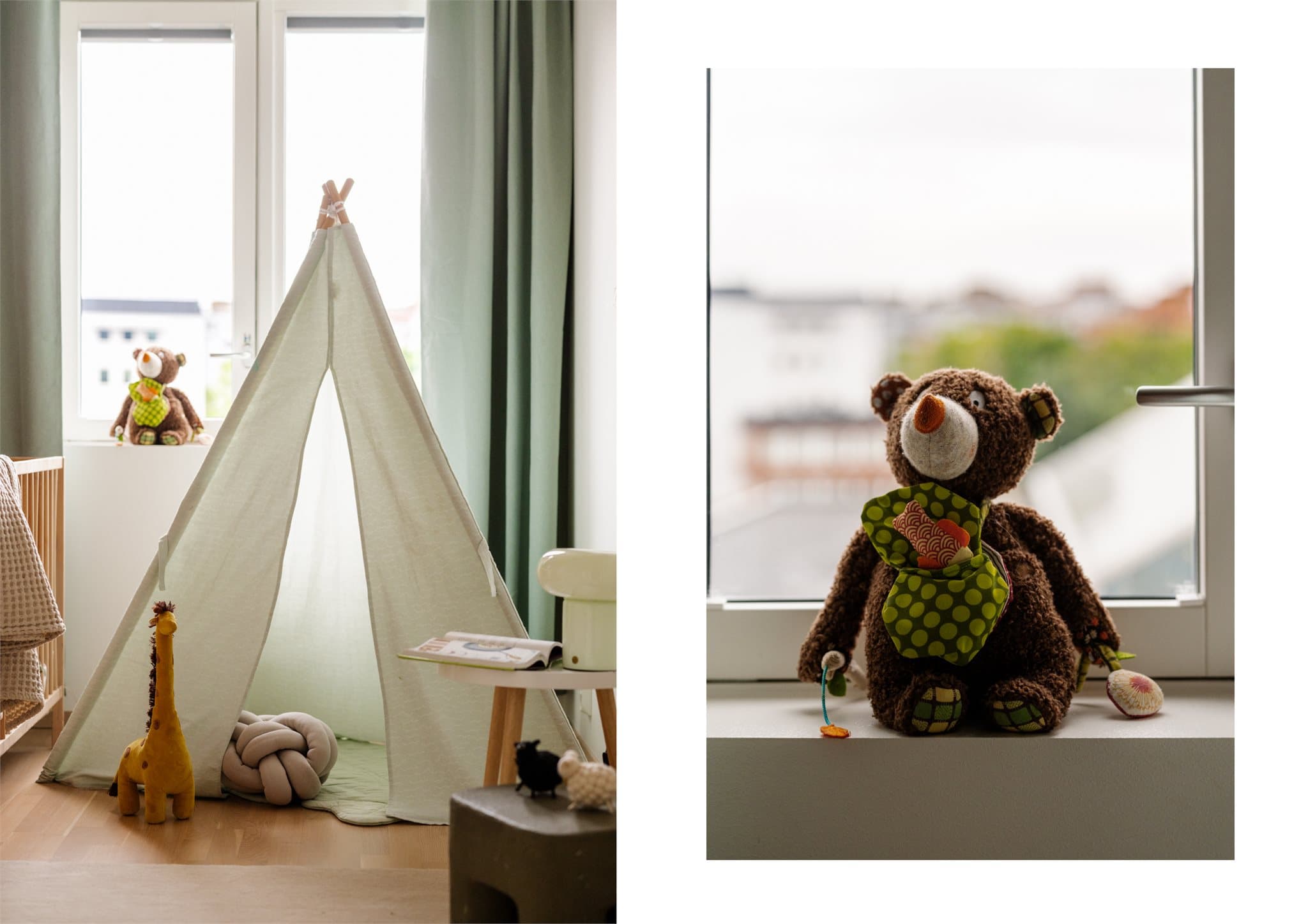 Detaljer fra barnerommet.