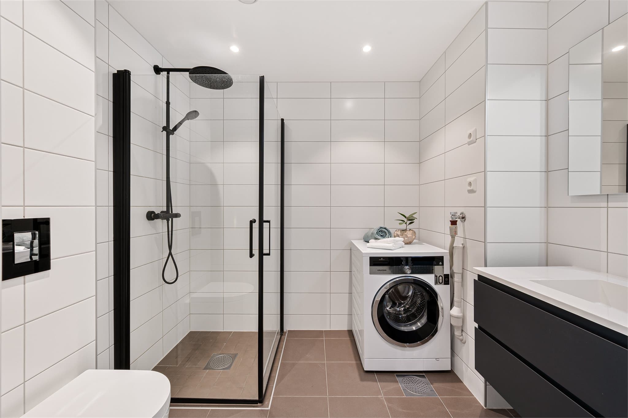 - Lekkert, helfliset bad som måler 4,8m² -