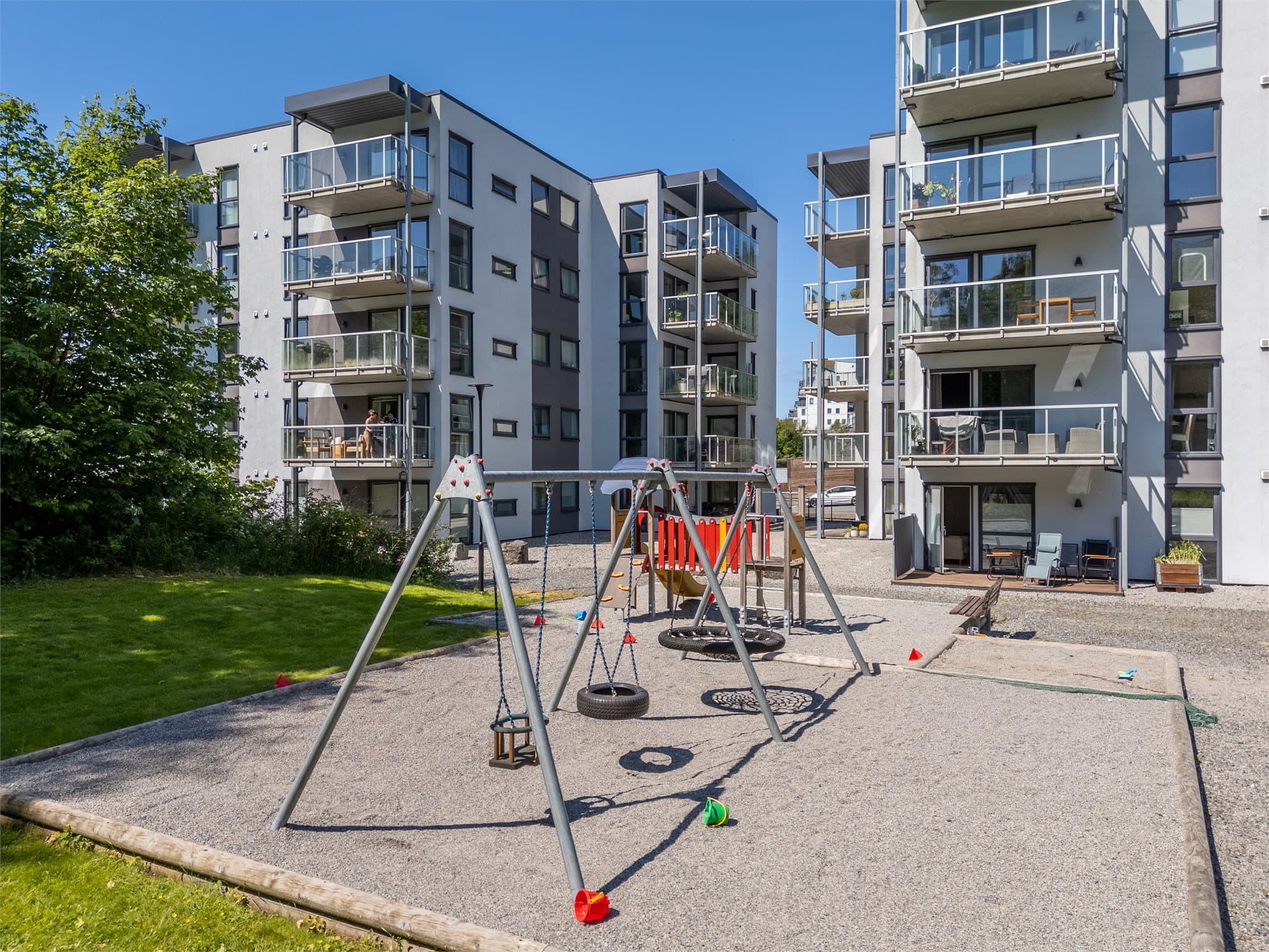- Et barnevennlig område med nærhet til barnehager og skoler -