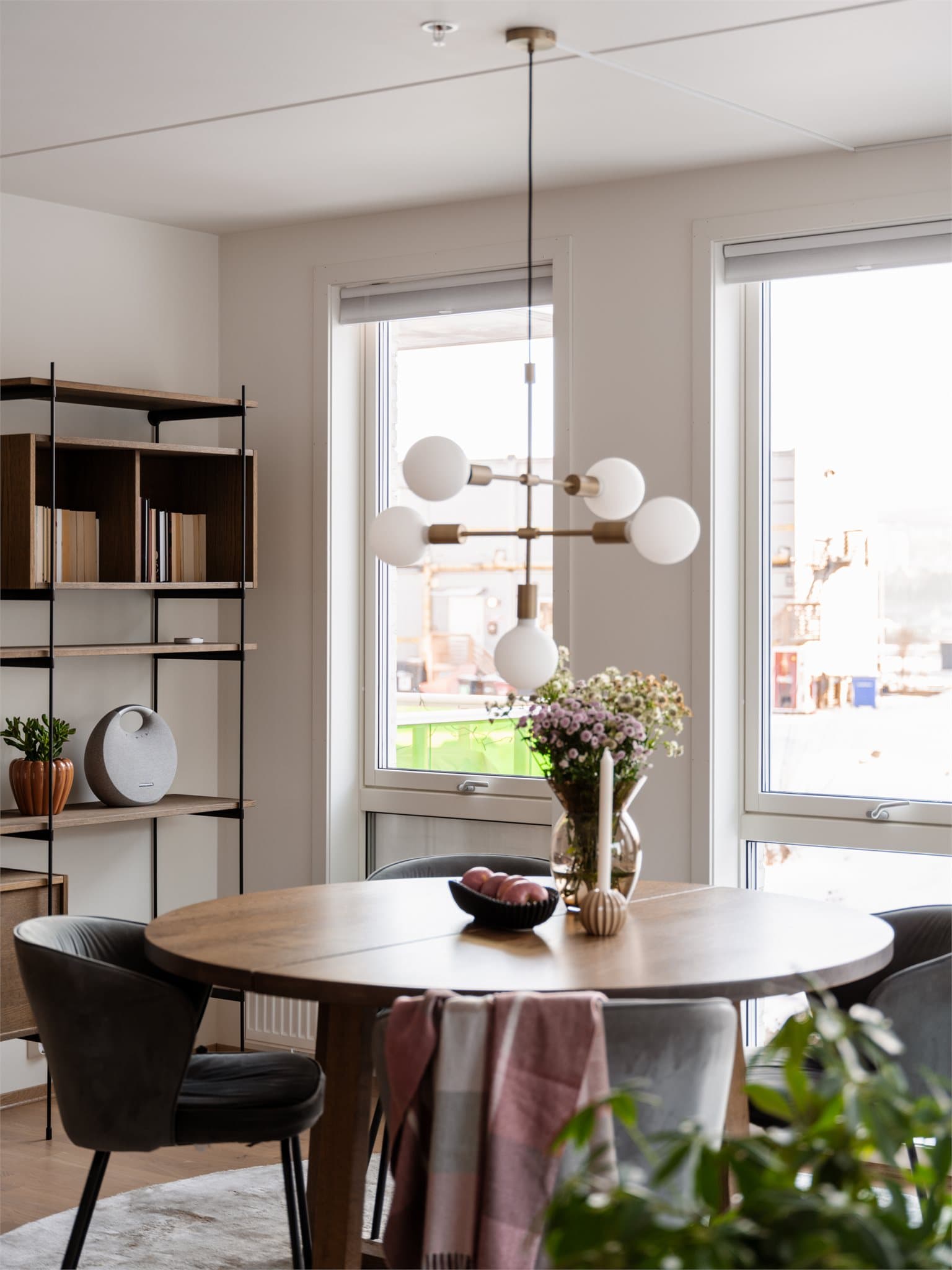 Detaljer fra spiseplassen.