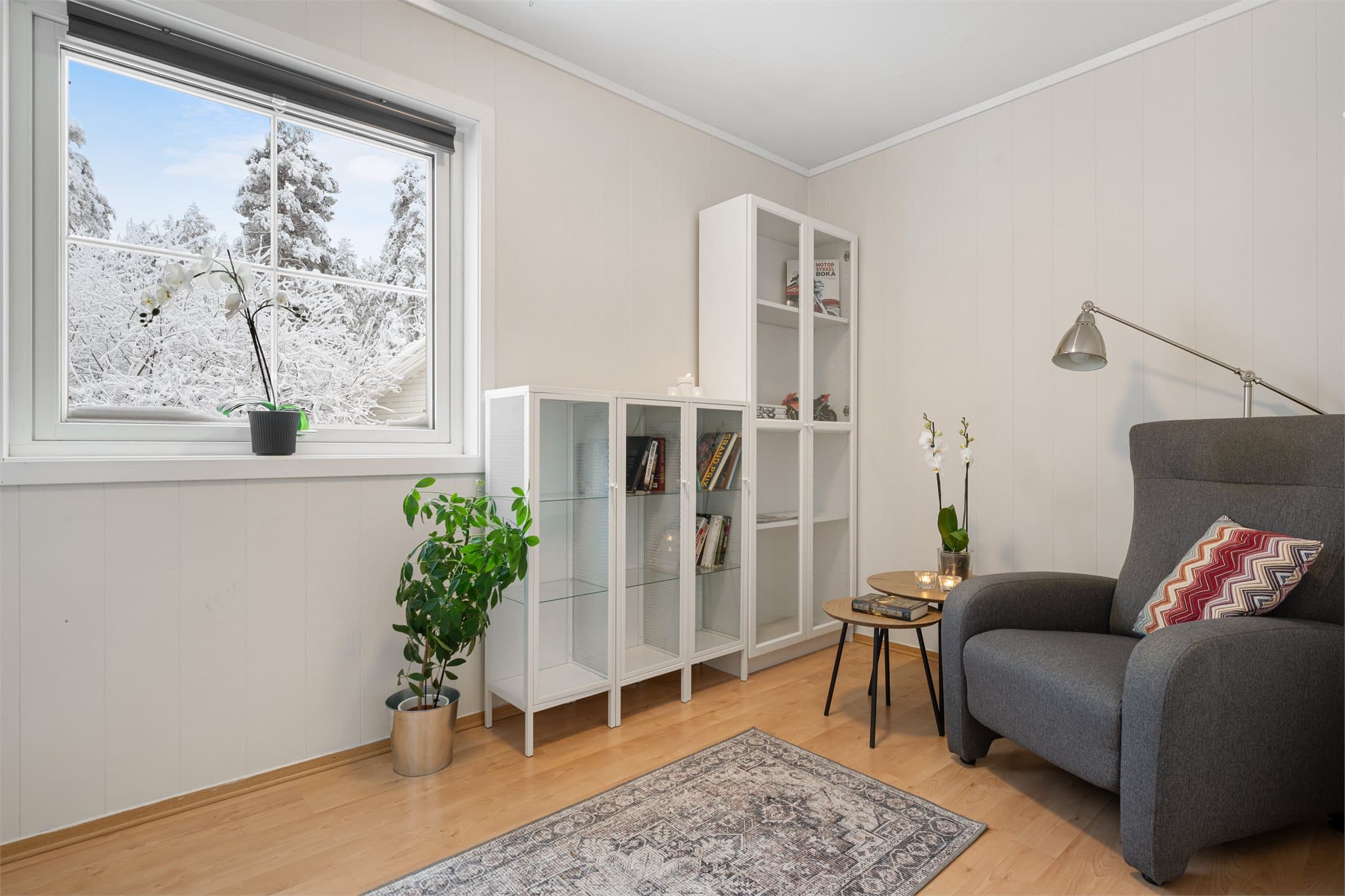 Leiligheten har 3 soverom - alle av god størrelse.