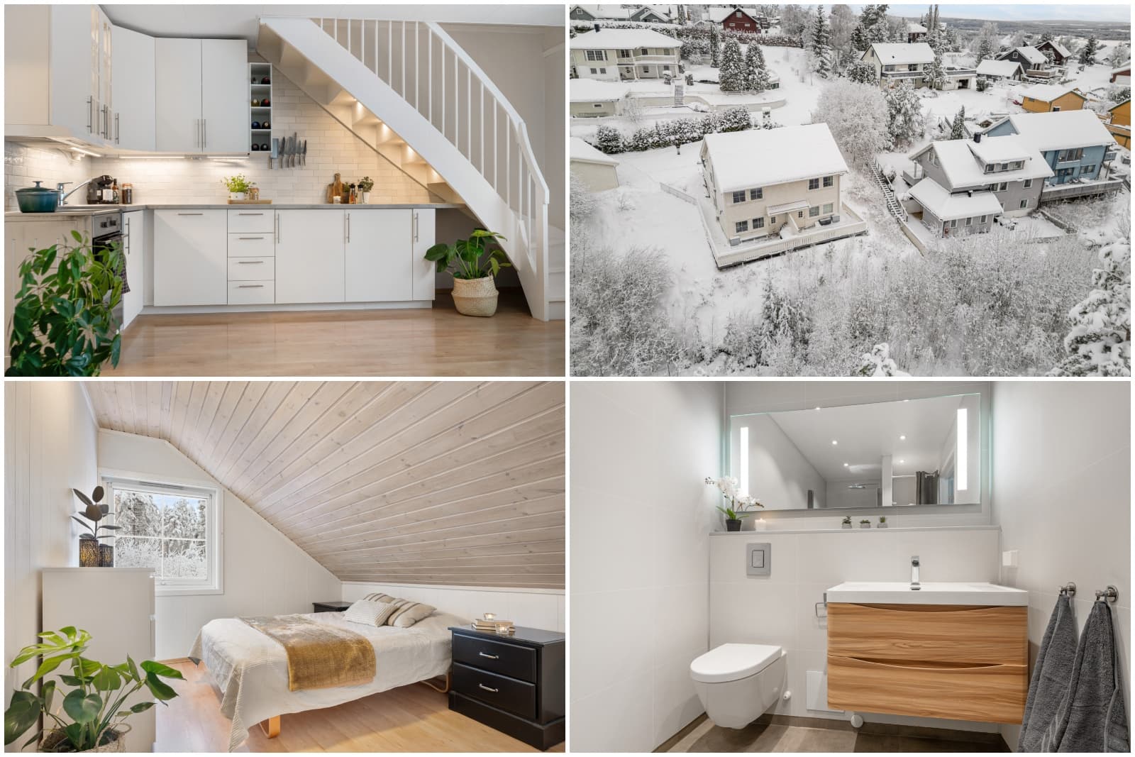 Emera Eiendomsmegling ved Solveig Granlund ønsker velkommen til Svalevegen 16B! Foto: Heidi Hexeberg Larsen.