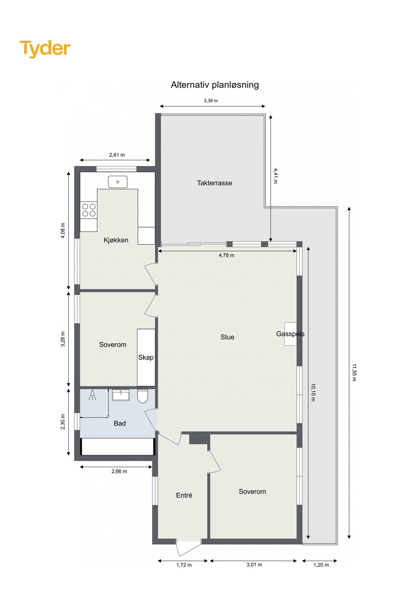 Alternativ plantegning