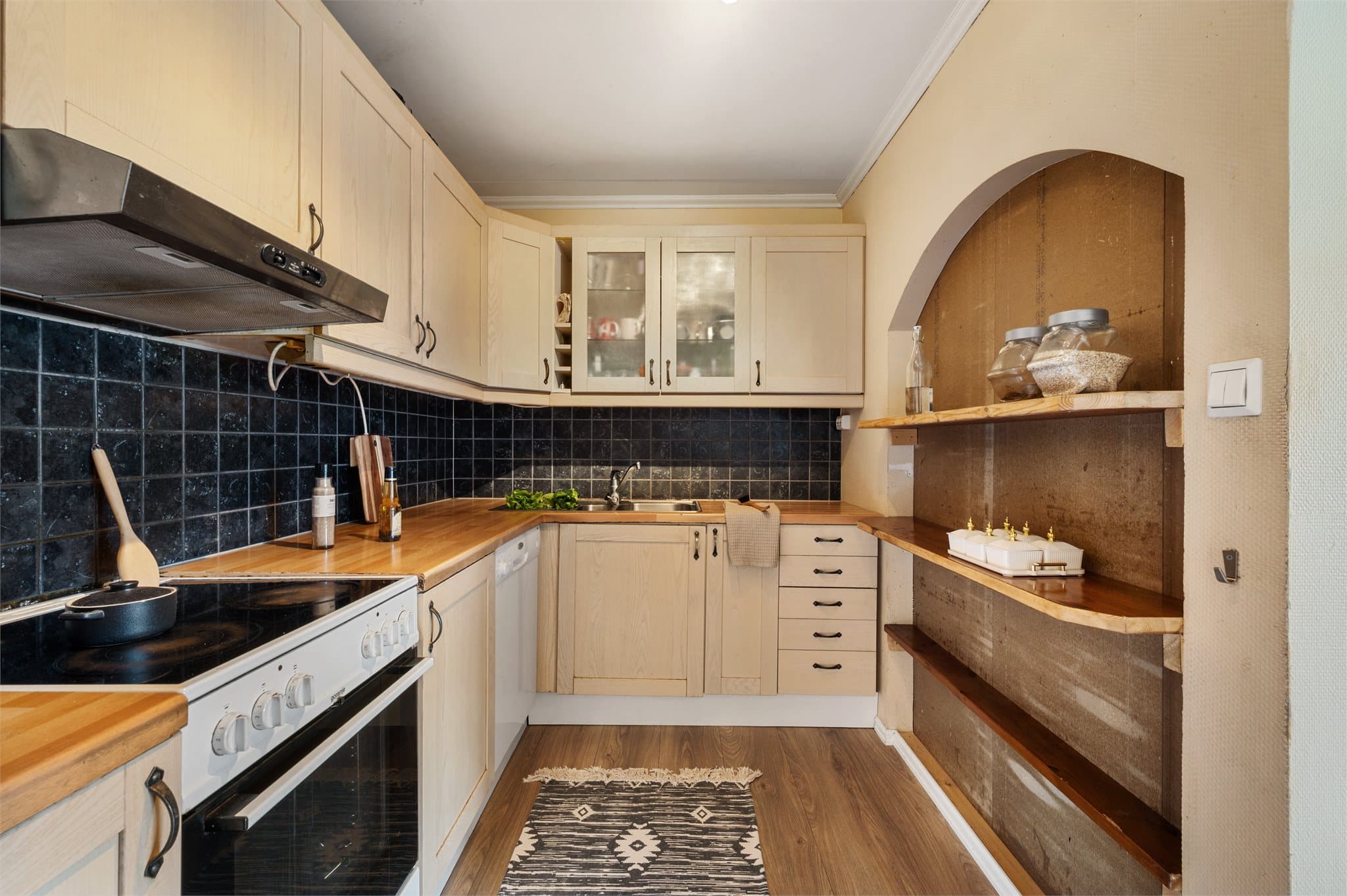 - Kjøkkenet måler 7,2 m² -