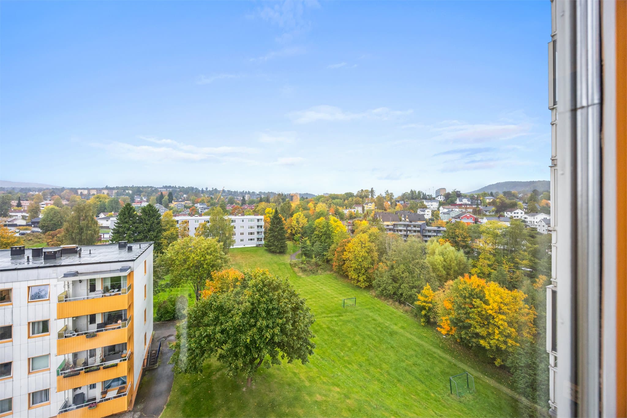 Utsikt fra balkongen