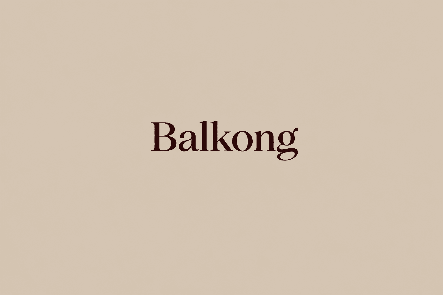 Balkong