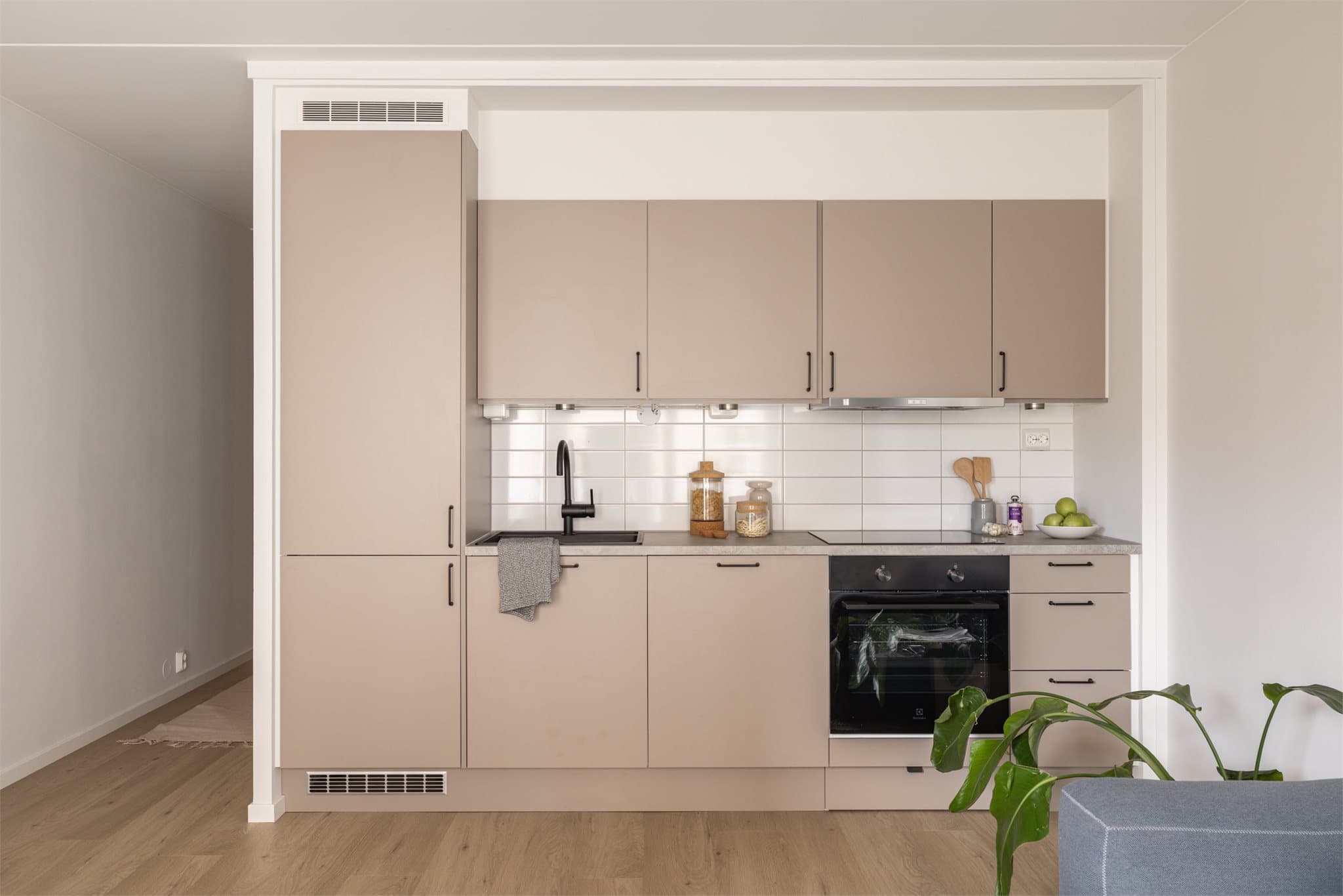 Kjøkkenet er levert av HTH.