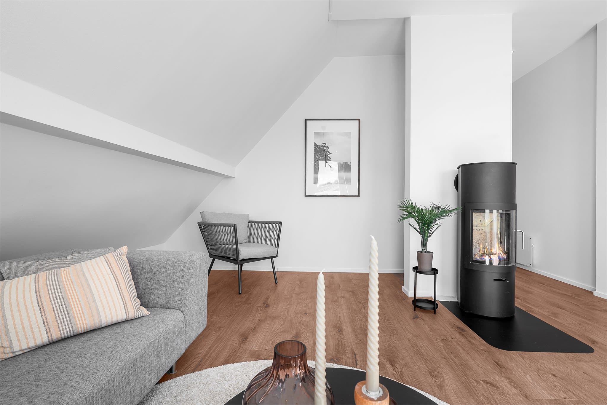 Vedovnen sørger for god stemning og energibesparende oppvarming