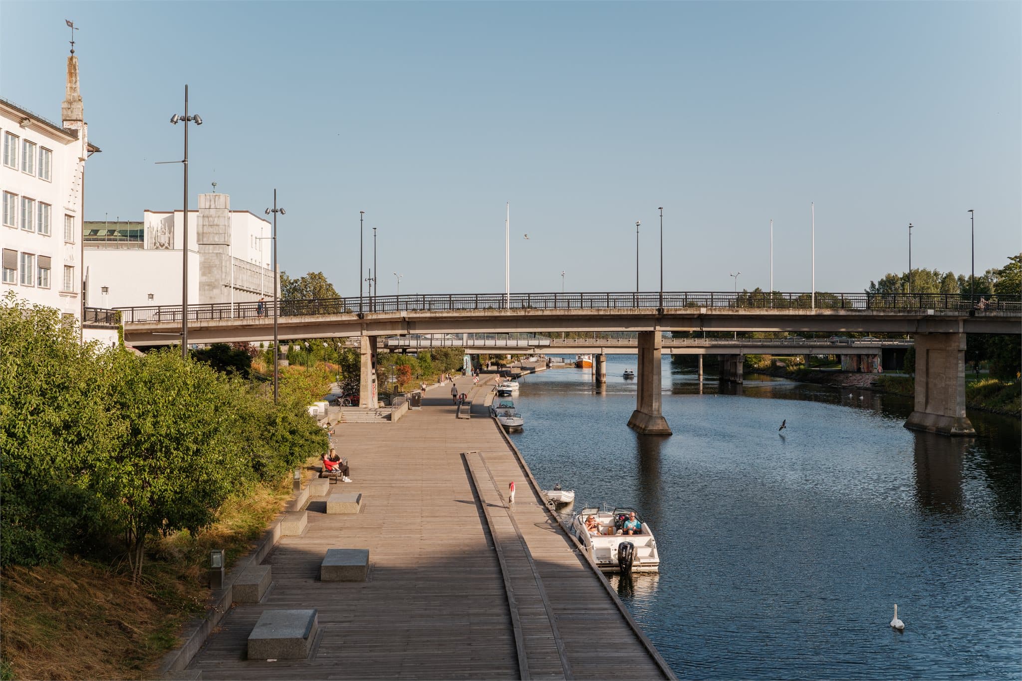 Nærmiljø Sandvika: Sandvika elvepromenade