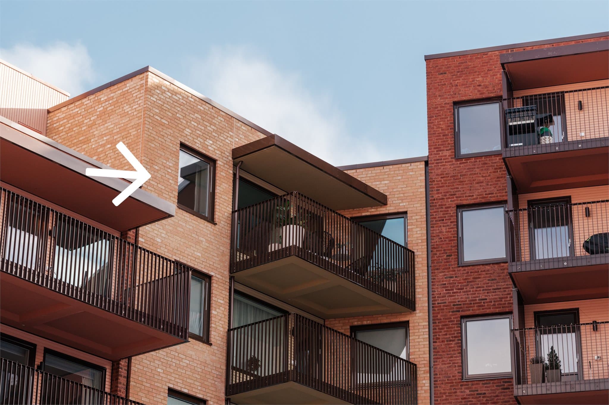 En toppleilighet med fantastisk plassering og fin utsikt.