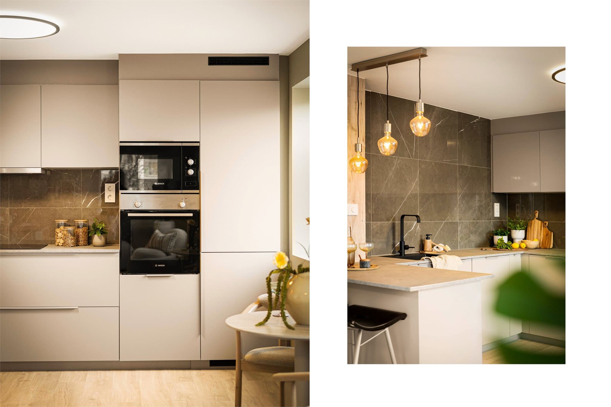 - Ny eier får gleden av integrert induksjonstopp, mikro, stekeovn, oppvaskmaskin og kjøl/fryseskap -