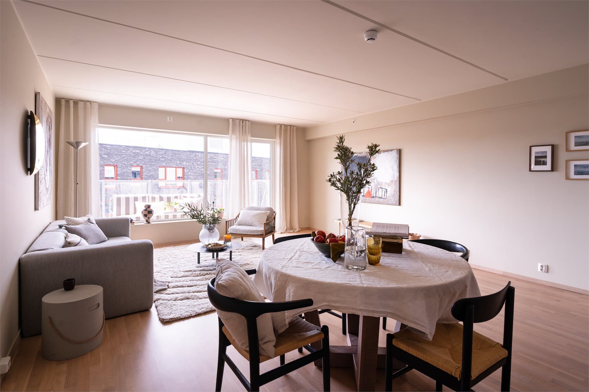 Her har man god nok plass til å møblere slik du ønsker.