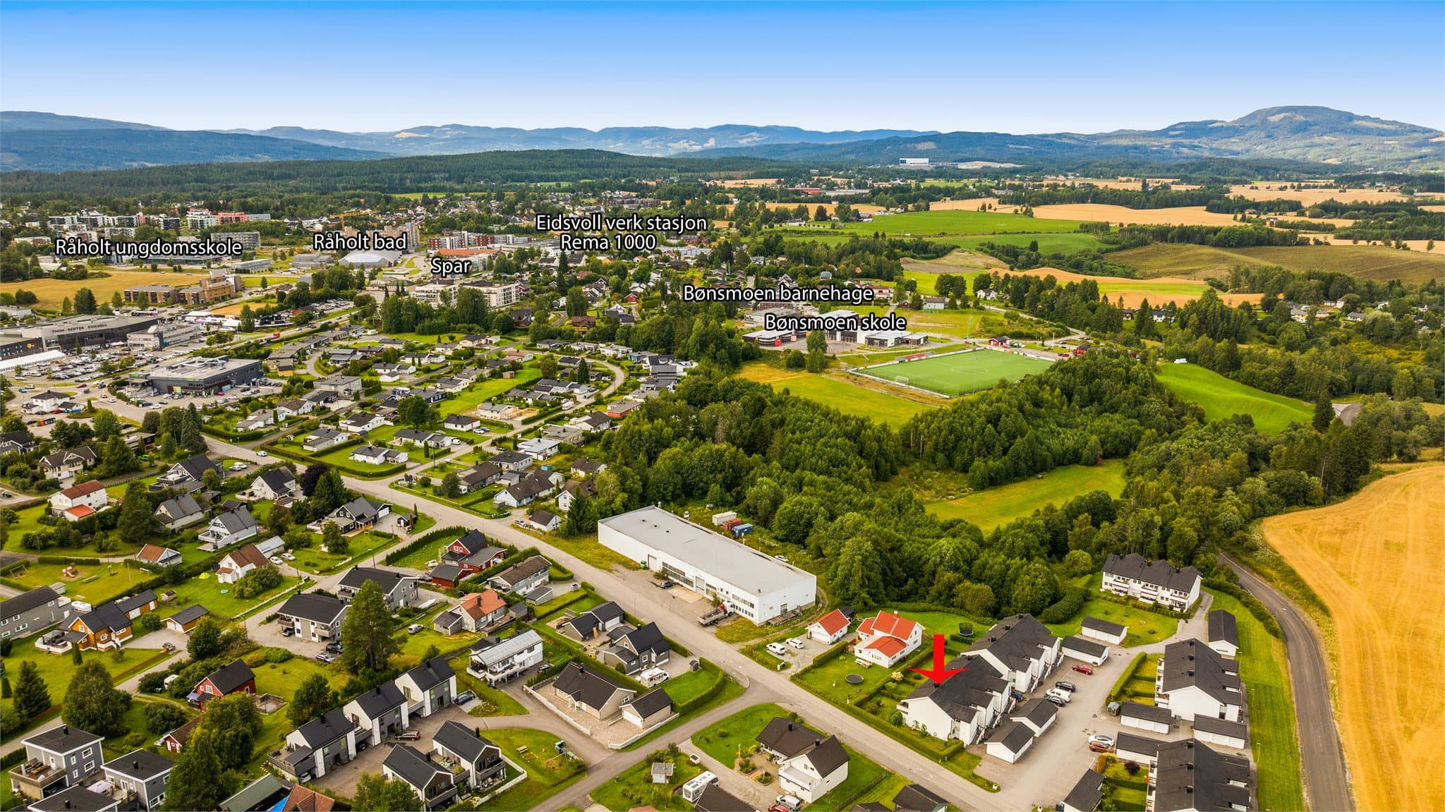 Umiddelbar nærhet til alt Råholt har å by på.