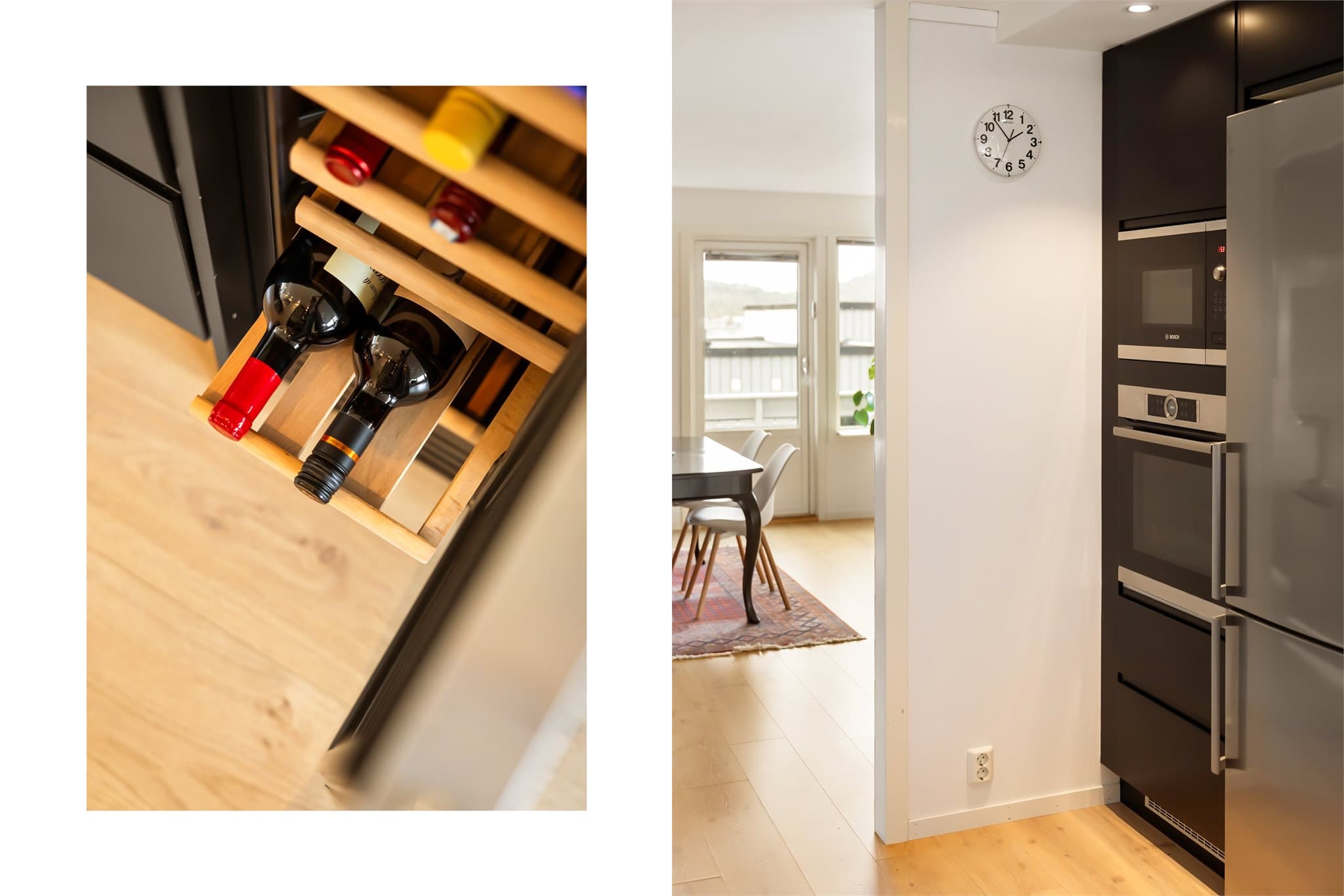 - Ny eier får gleden av integrert induksjonstopp, stekeovn, vinskap, mikrobølgeovn, kjøleskap m/ frysedel og oppvaskemaskin -