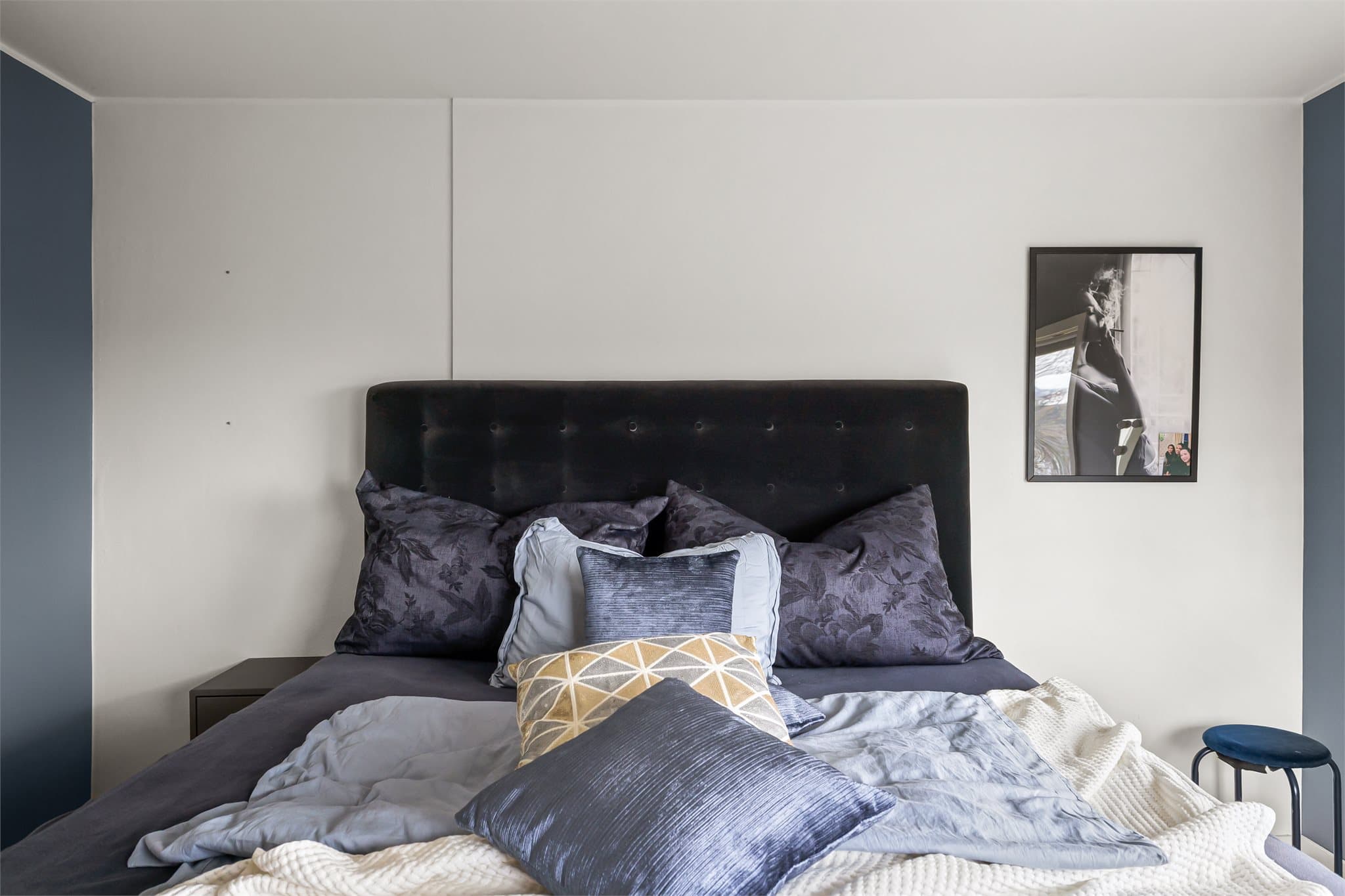 Soverommene måler hhv. 12,5 m², 14,1 m² og 8 m²