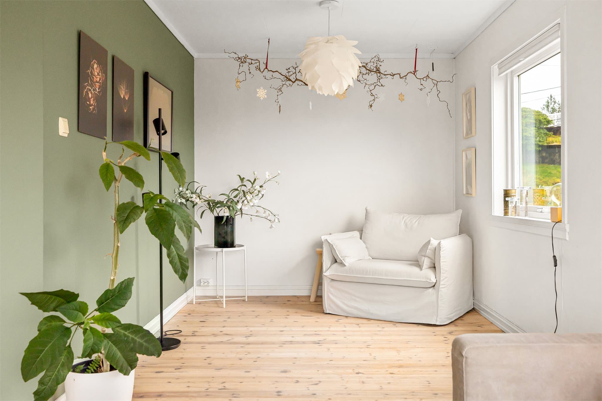 Hyggelig krok i sofaen som kan innredet etter eget ønske og behov