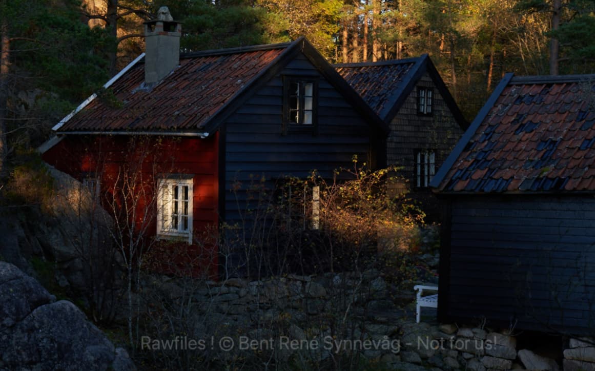 - De fire hovedbyggene skaper en indre gårdsplass -