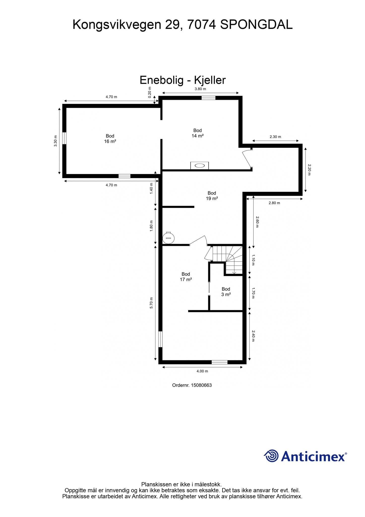 Plantegning - Kjeller