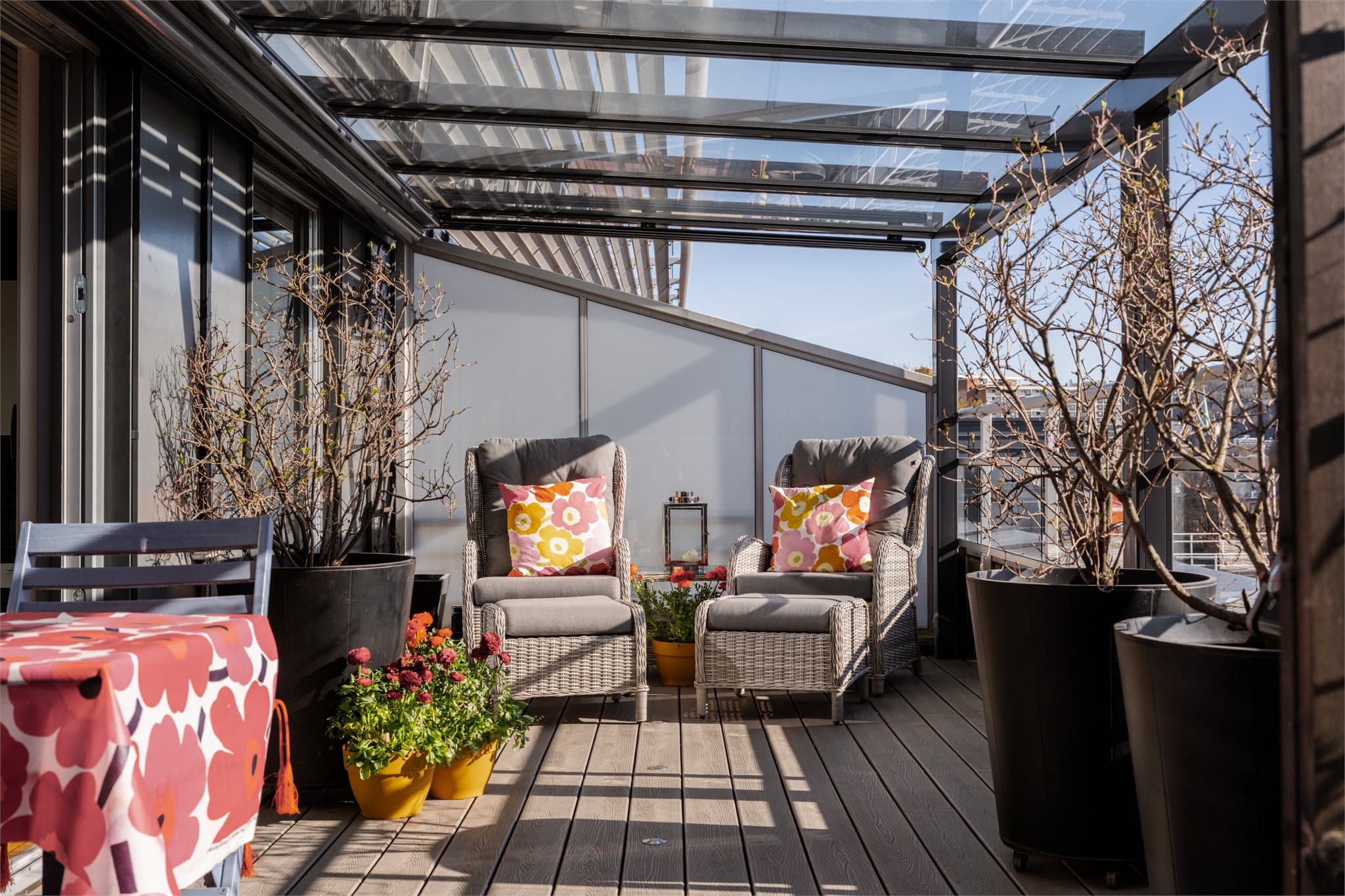 Dette er en unik og moderne toppleilighet med 58 kvm privat takterrasse!