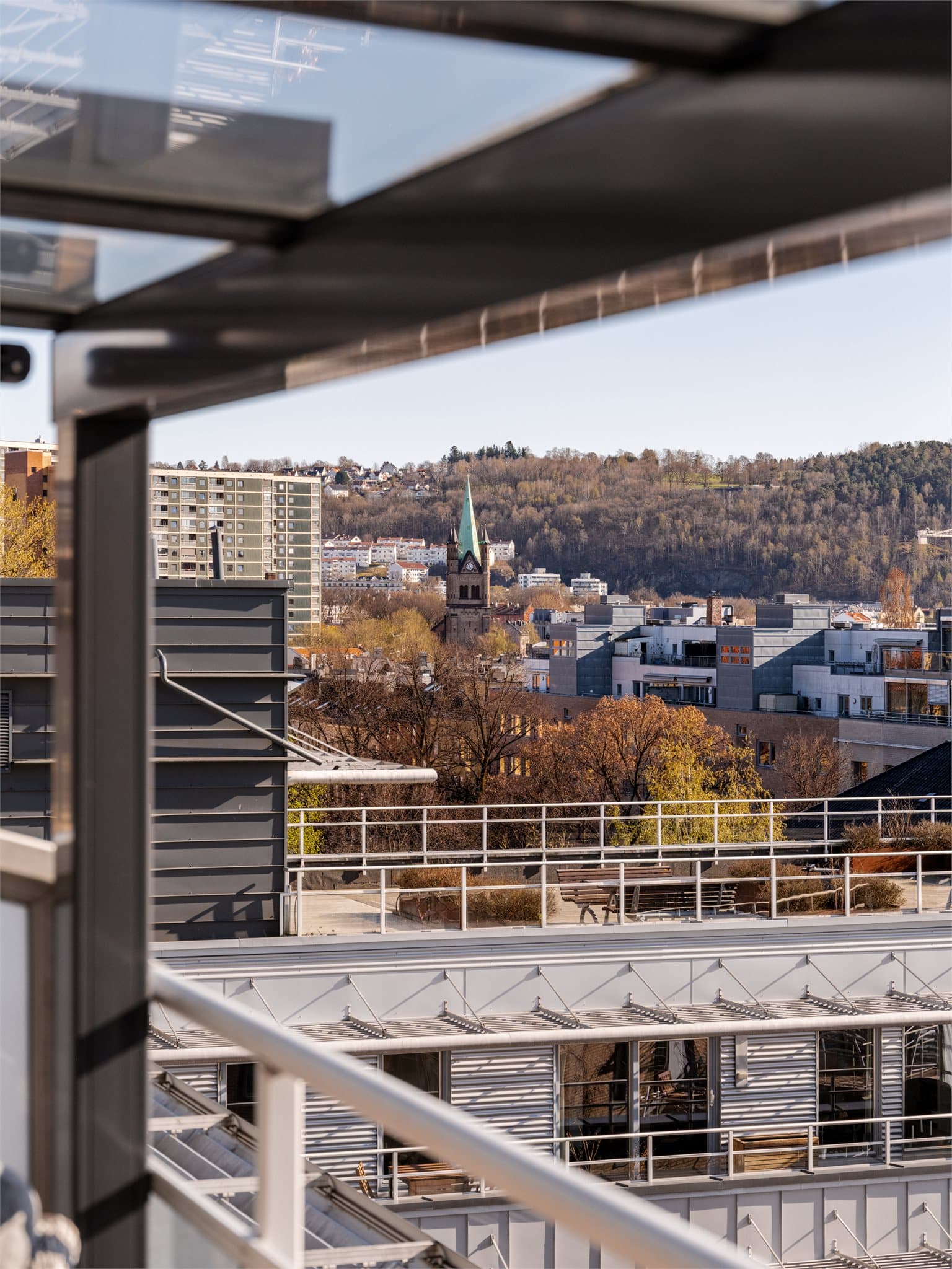 Utsikt mot Tøyen og Kampen.