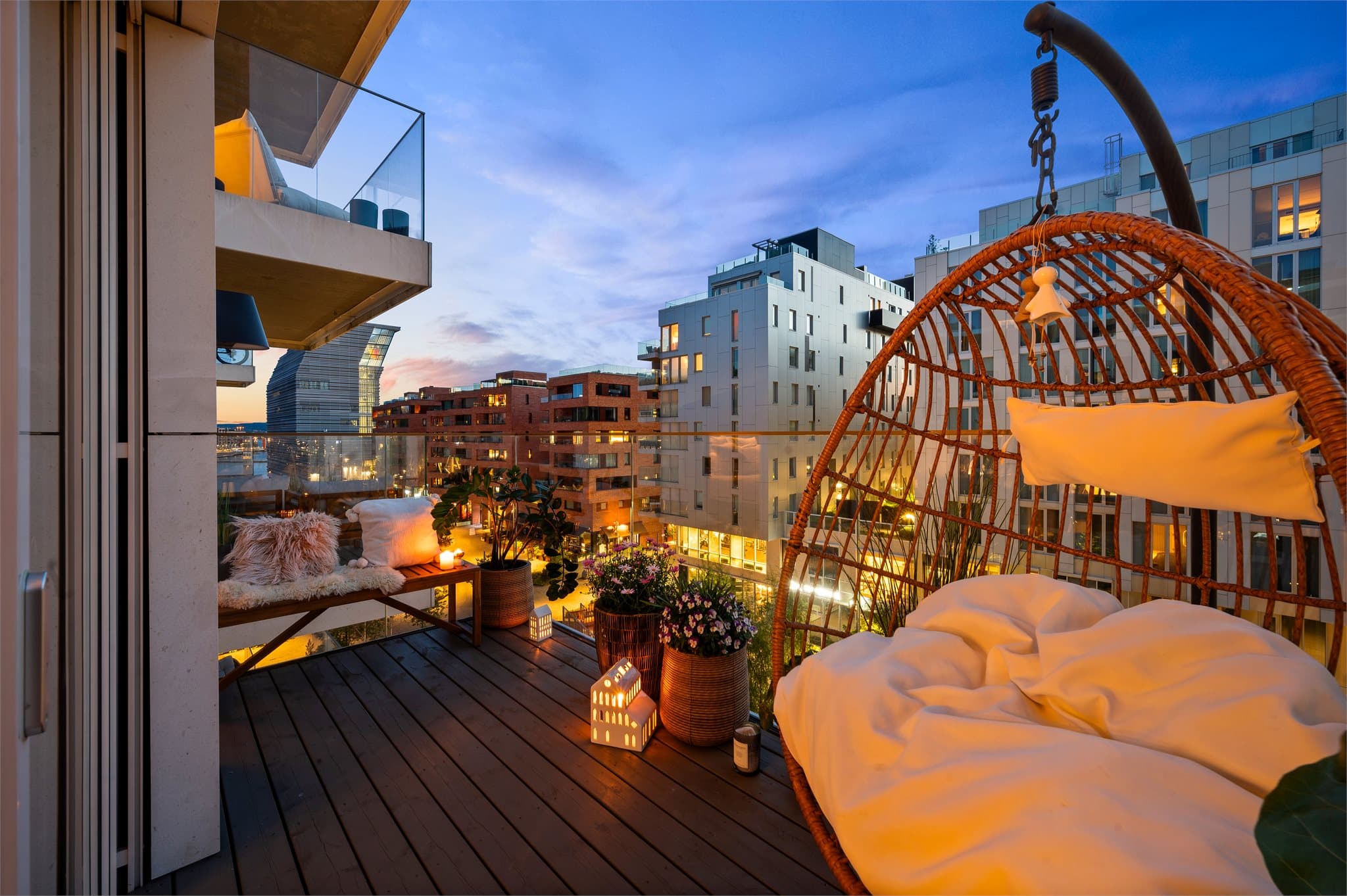 Upåklagelig kveldsstemning.