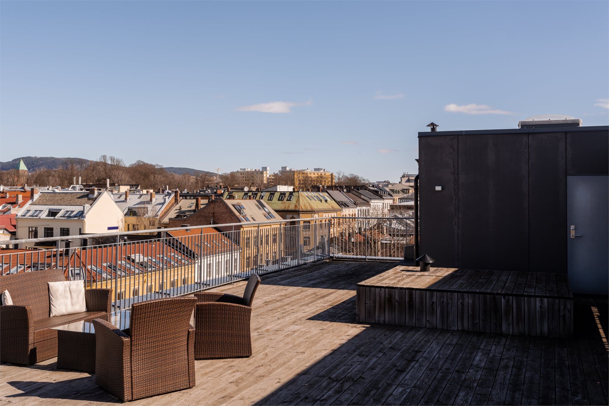 Et ideelt sted for å koble av, med vidstrakt utsikt over nærområdet.