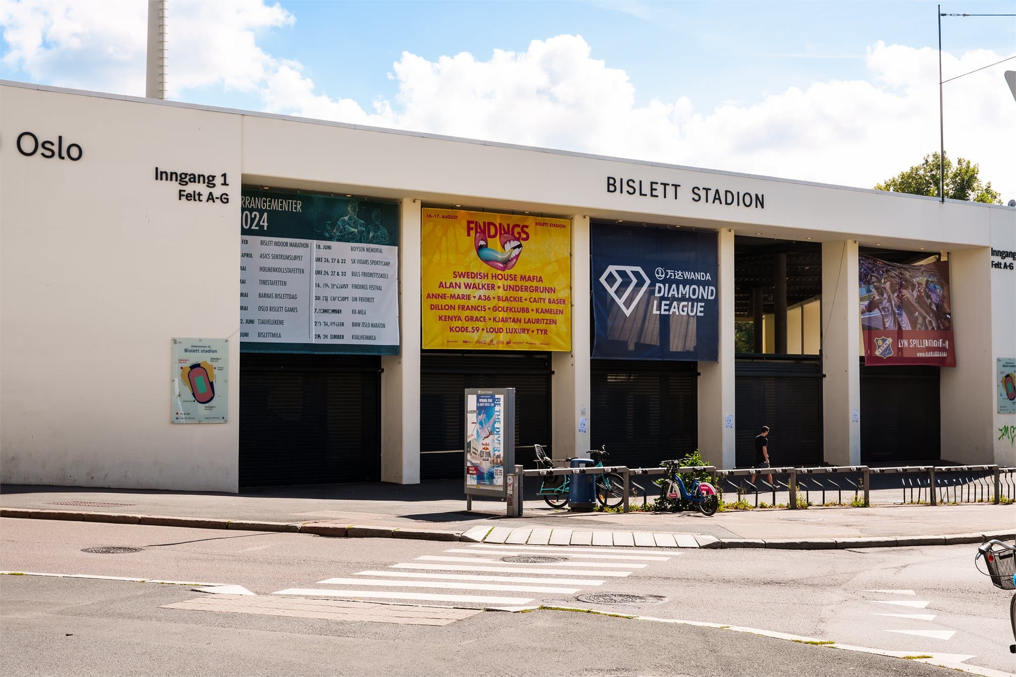 Nørmiljø. Bislett Stadion.